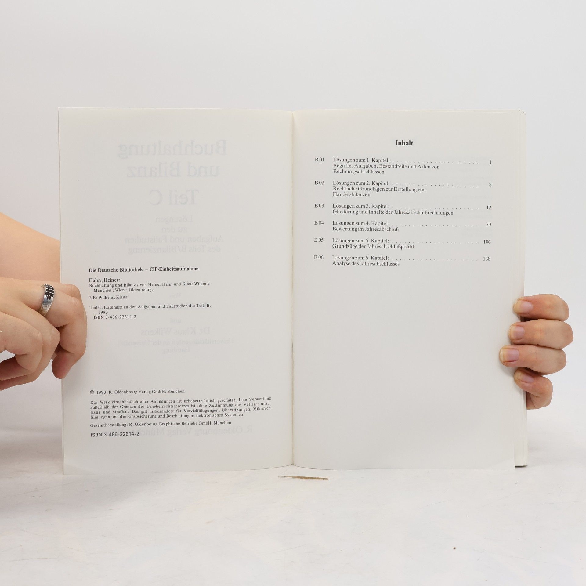 Heiner Hahn Buchhaltung und Bilanz