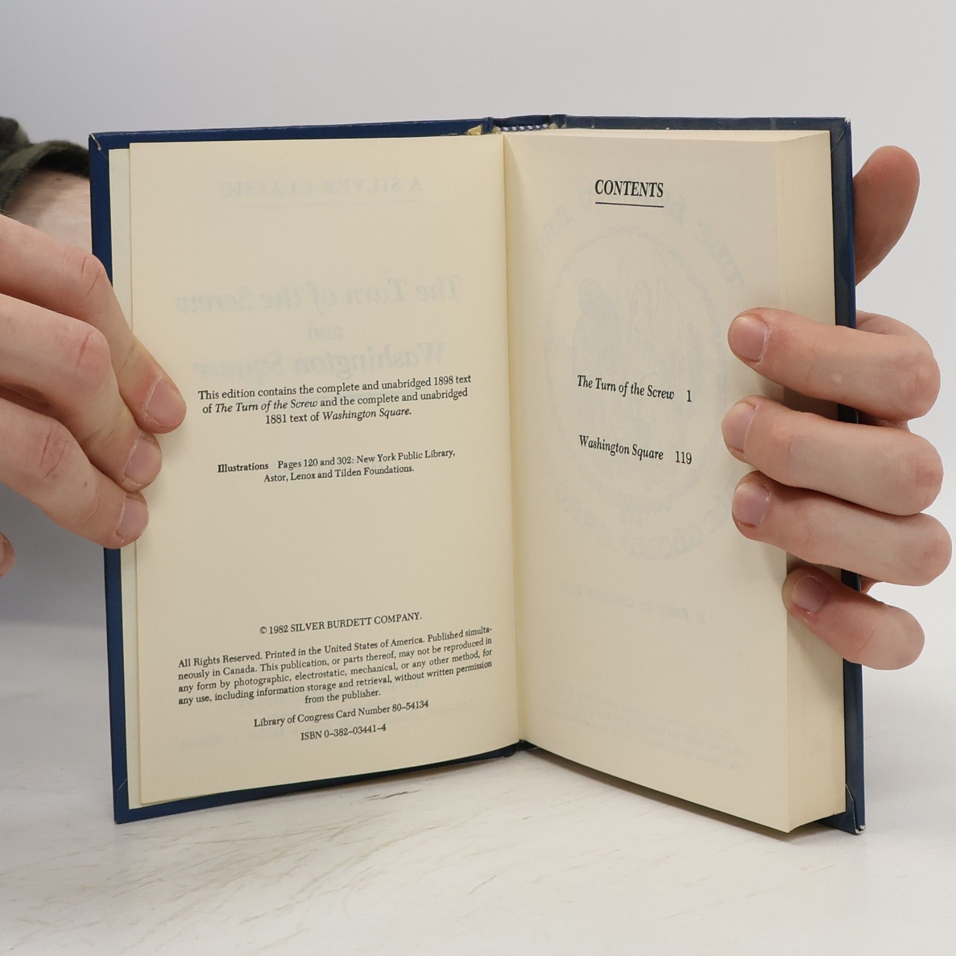 Henry James A Silver Classic: The Turn of the Screw / Washington Square