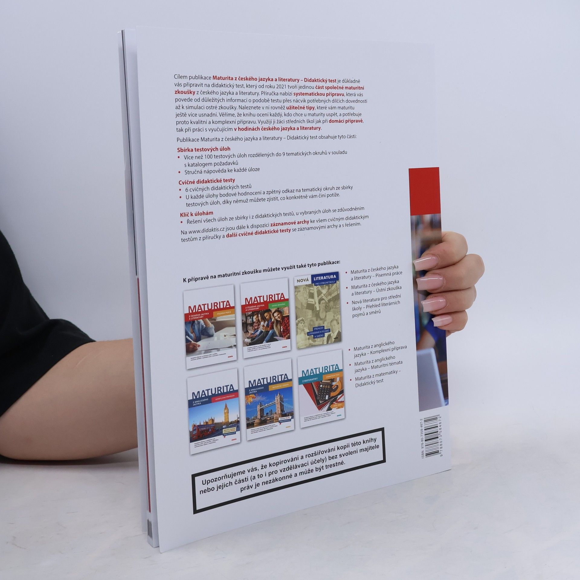Collectif d'auteurs Maturita z českého jazyka a literatury: Didaktický test