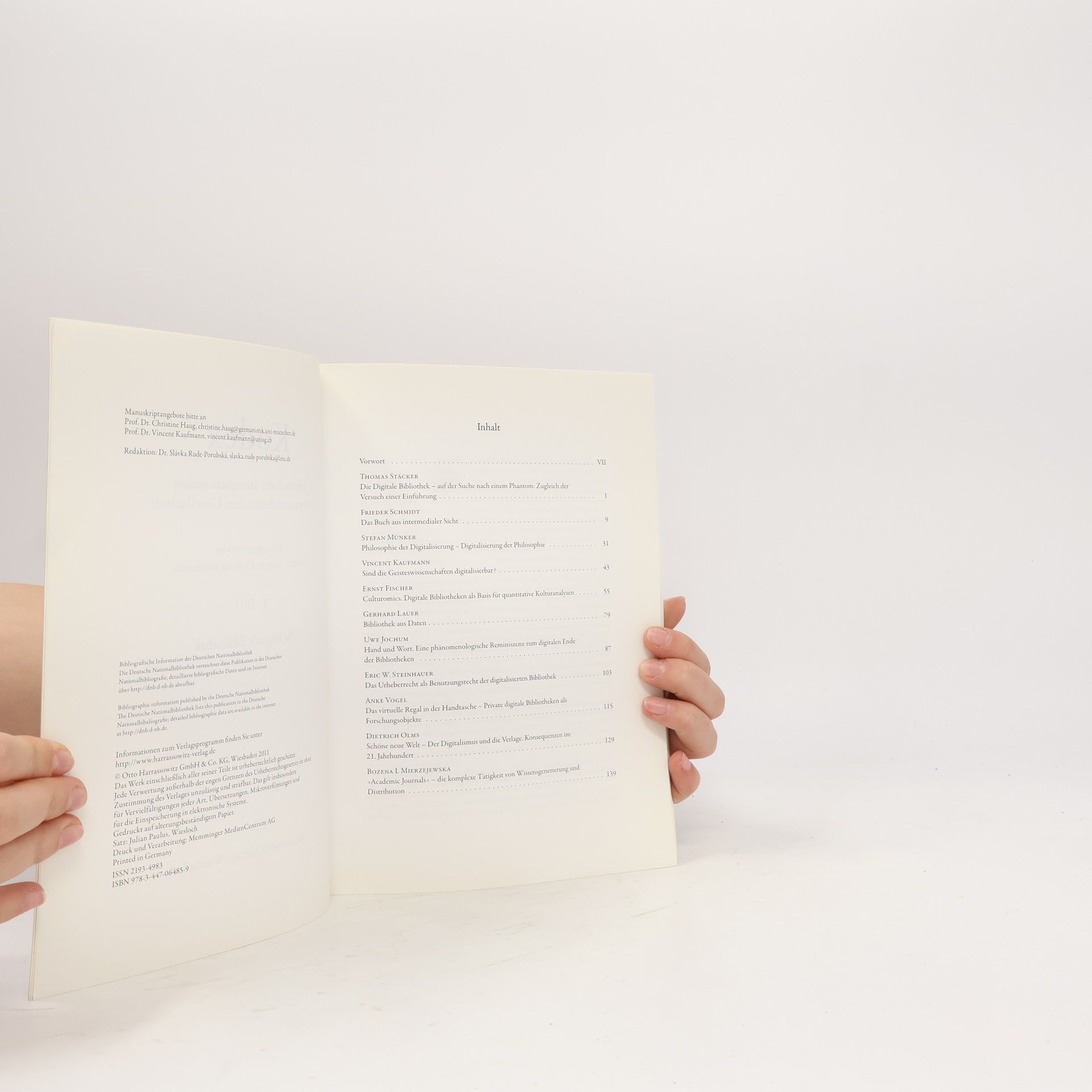 Christine Haug Kodex. Jahrbuch der Internationalen Buchwissenschaftlichen Gesellschaft