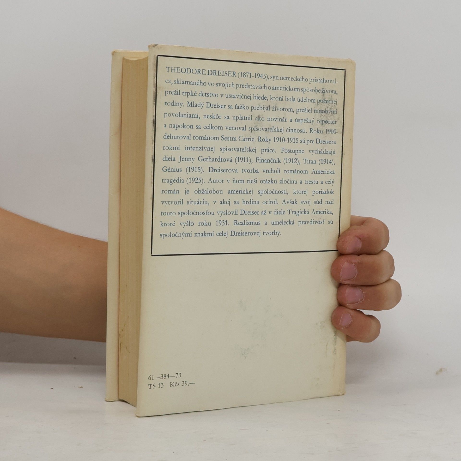 Theodore Dreiser Americká tragédia