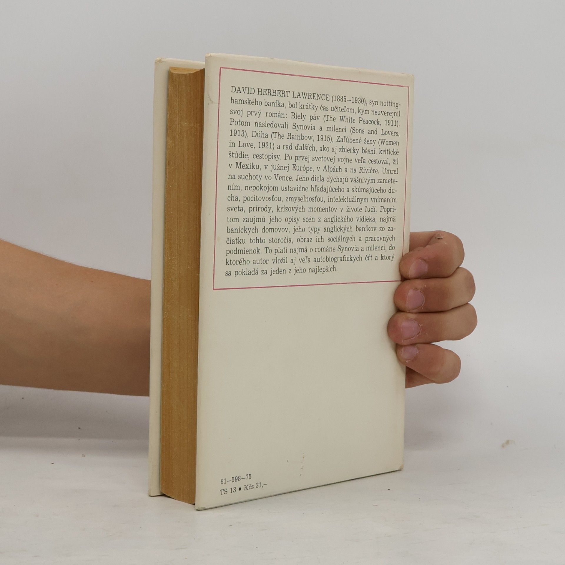 David Herbert Lawrence Synovia a milenci