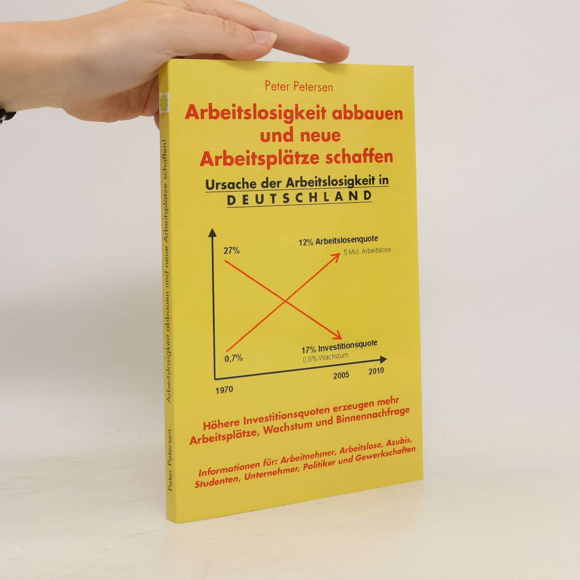 Peter Petersen Arbeitslosigkeit abbauen und neue Arbeitsplätze schaffen