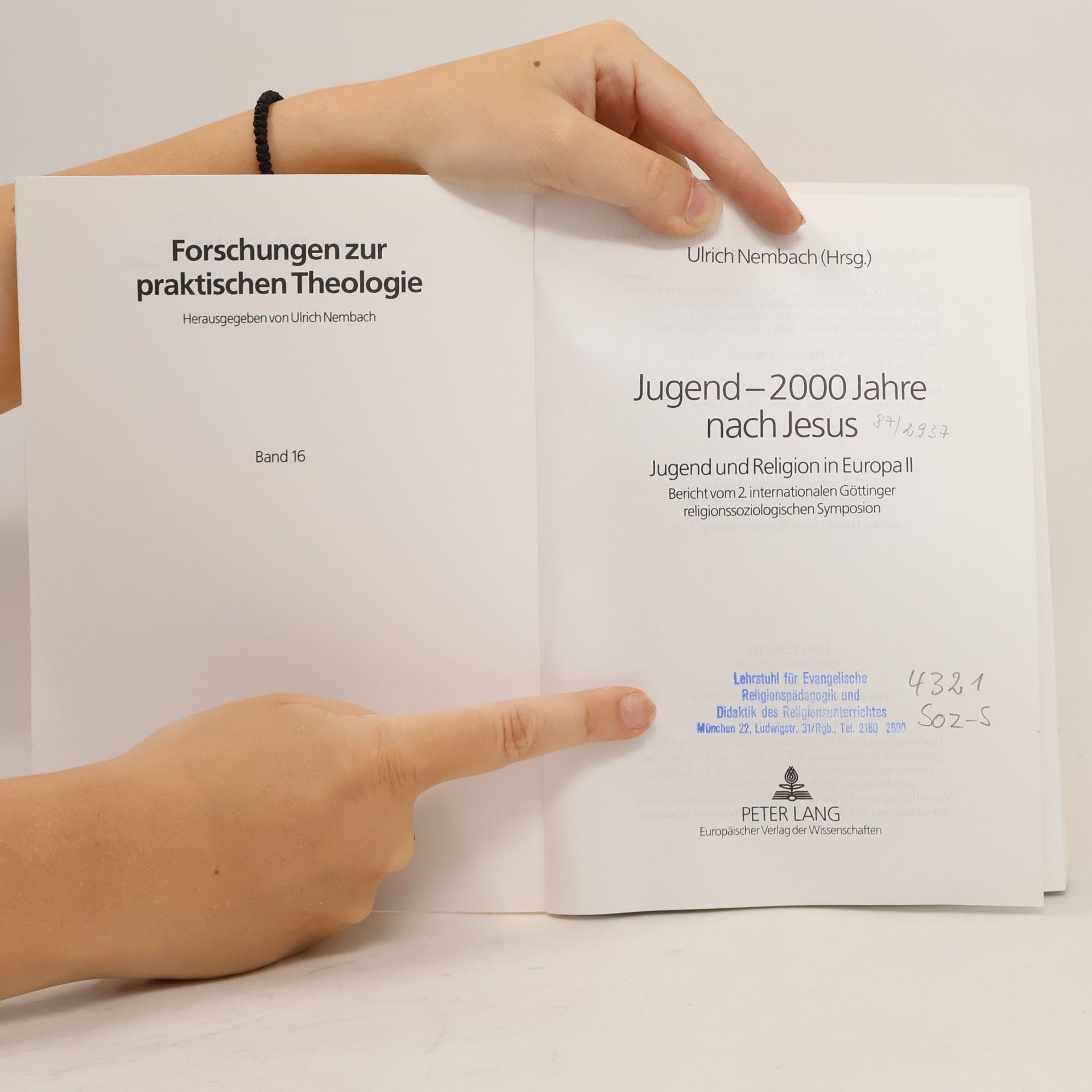 Ulrich Nembach Jugend - 2000 Jahre nach Jesus