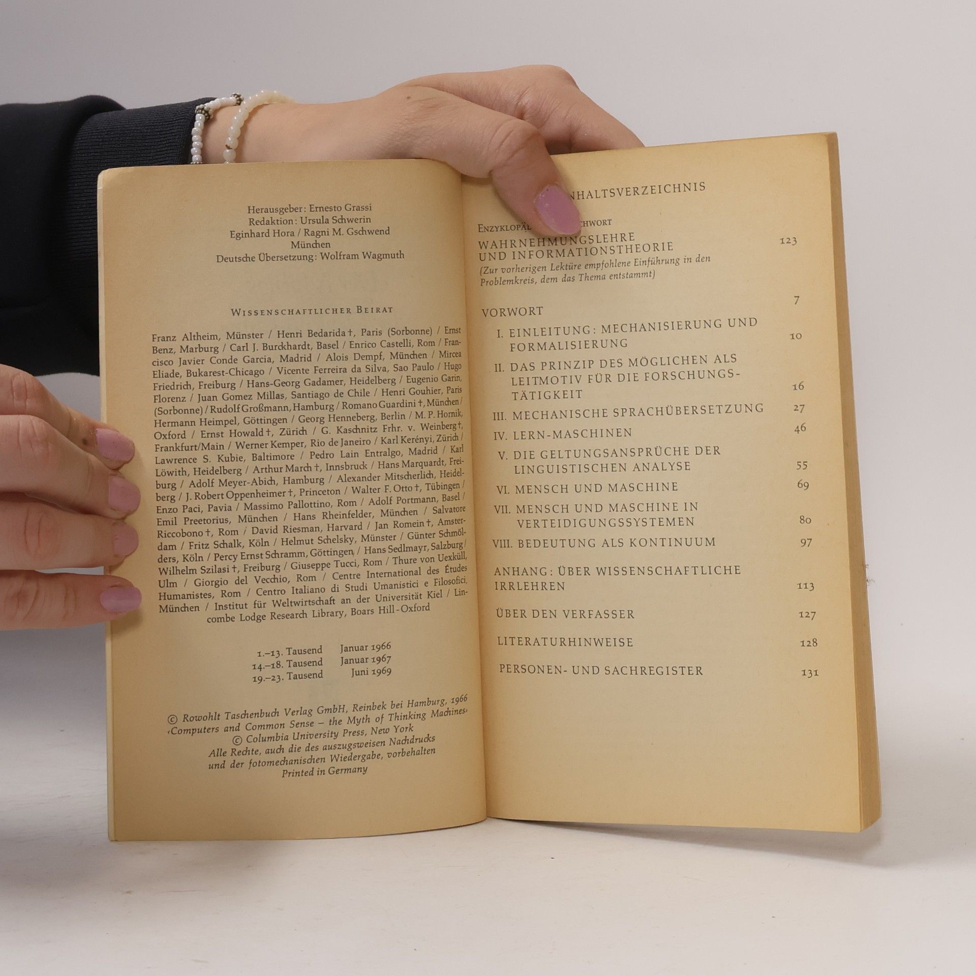 Mortimer Taube Der Mythos der Denkmaschine