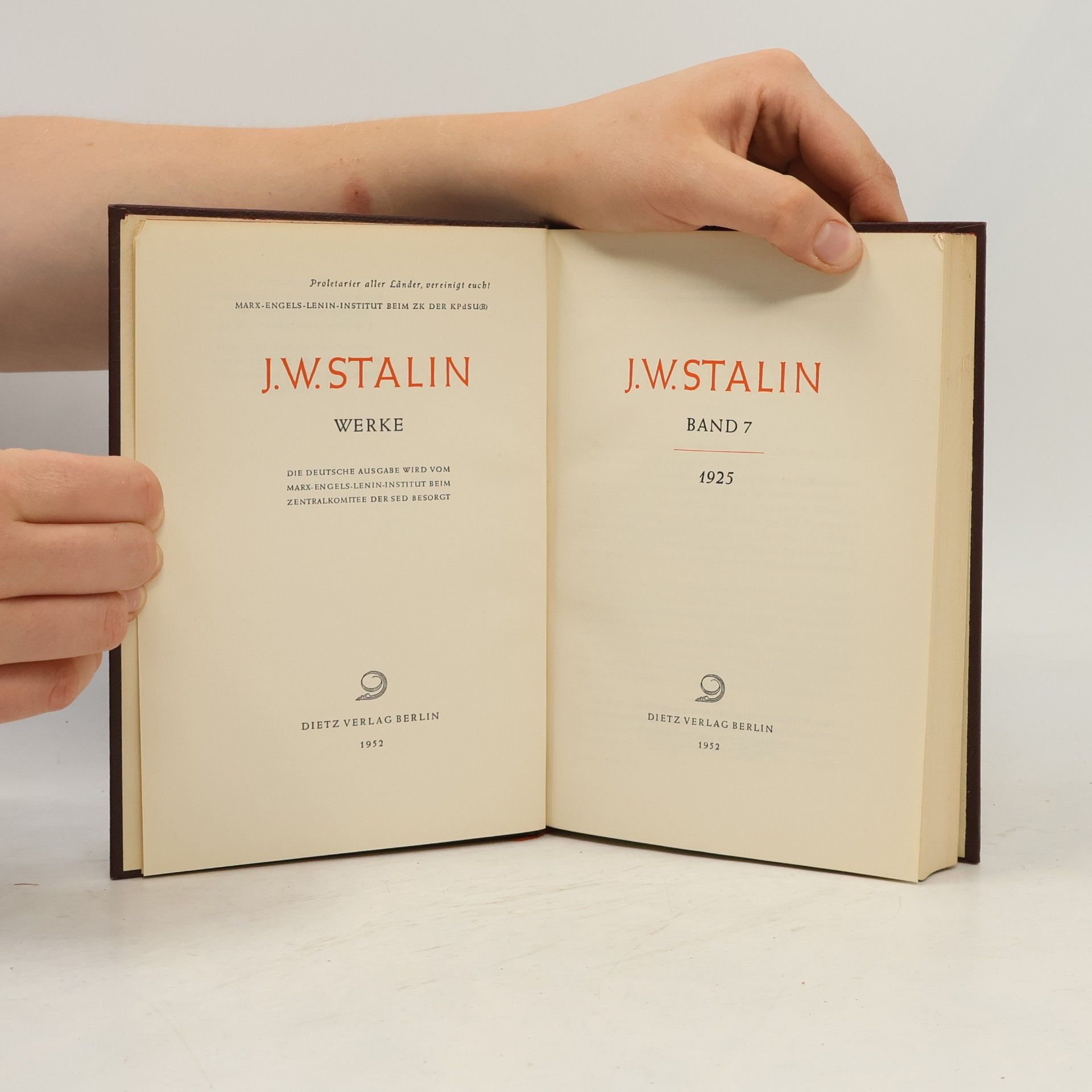 J.W. Stalin Werke 7