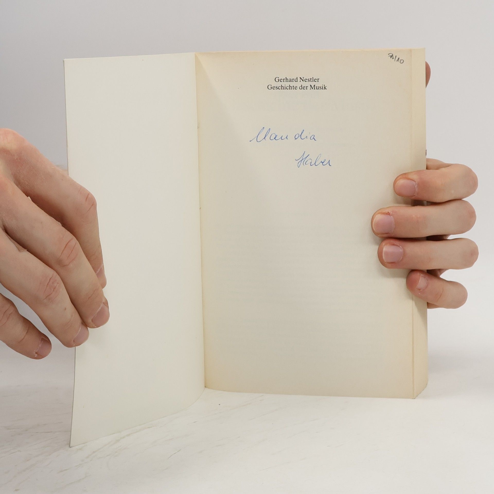 Gerhard Nestler Geschichte der Musik