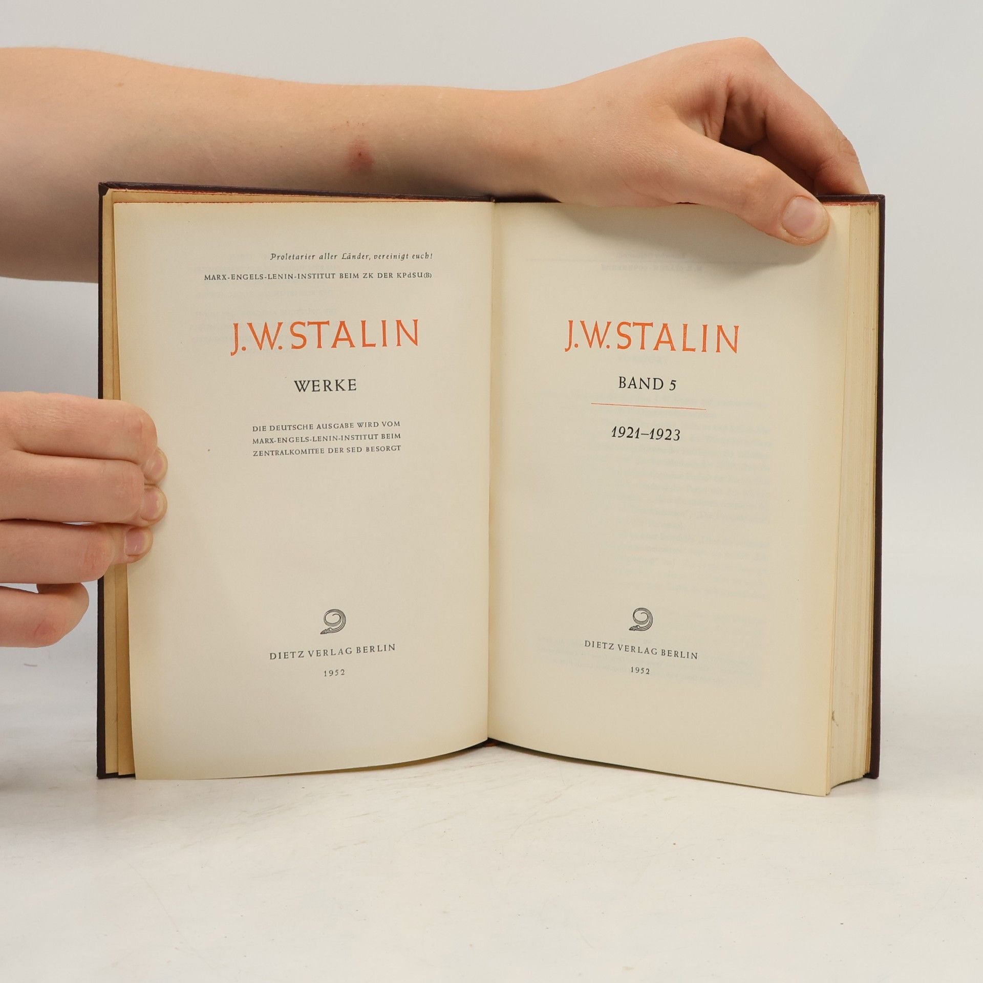 J.W. Stalin Werke 5