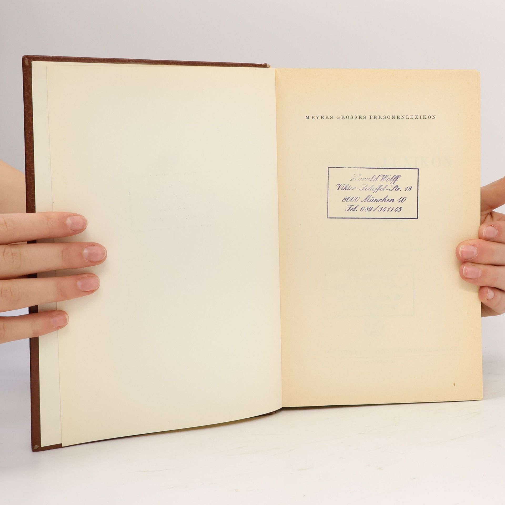 Autores varios Meyers grosses Handlexikon des gesamten Wissens