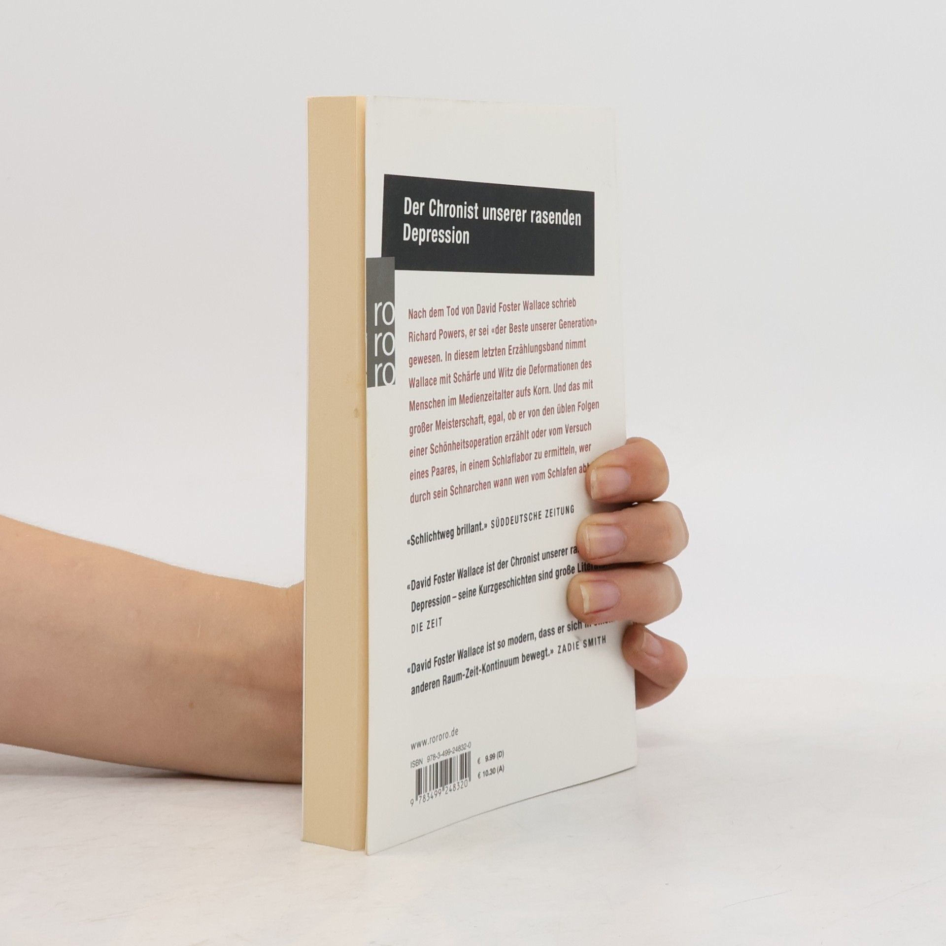 David Foster Wallace Vergessenheit
