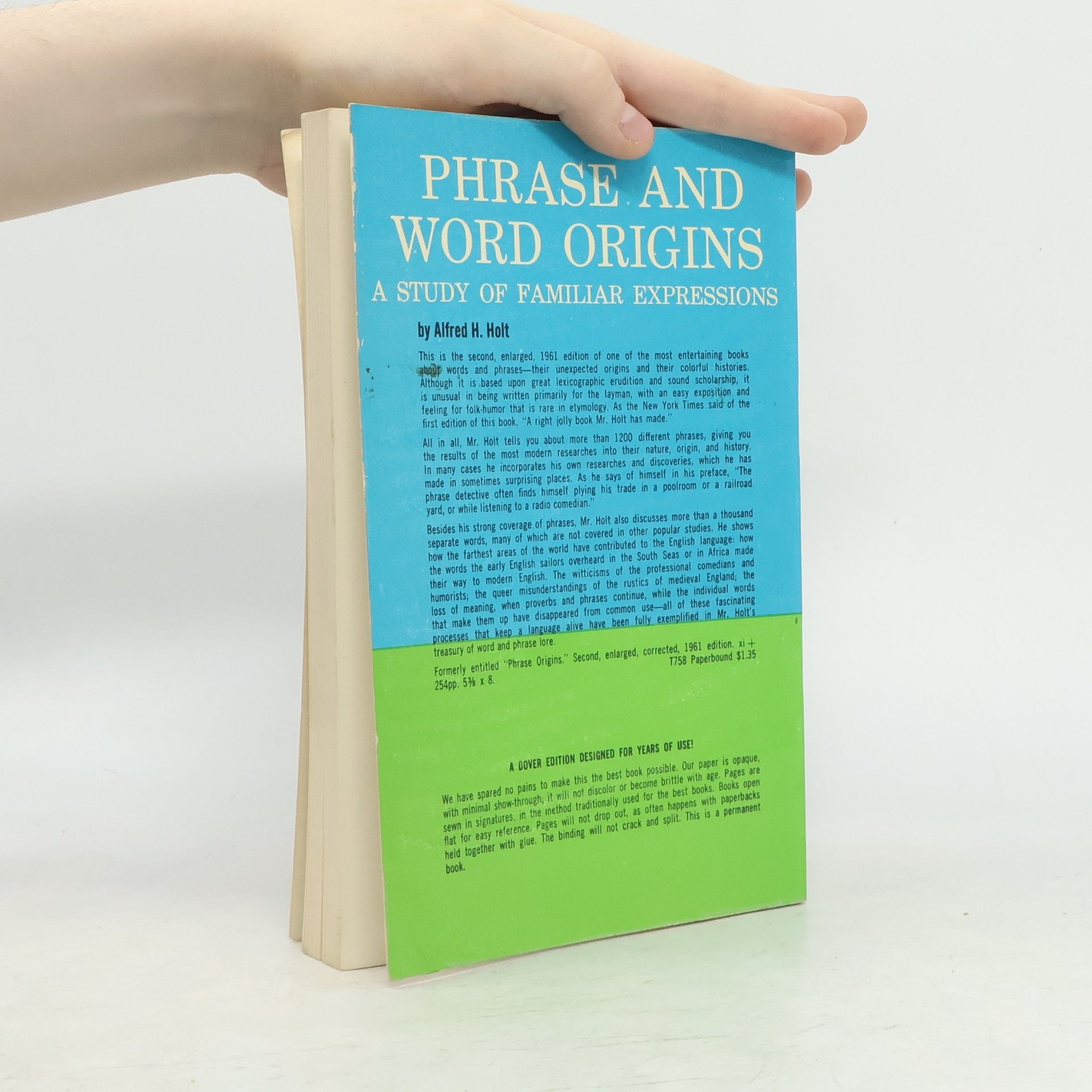 Alfred Hubbard Holt Phrase and Word Origins