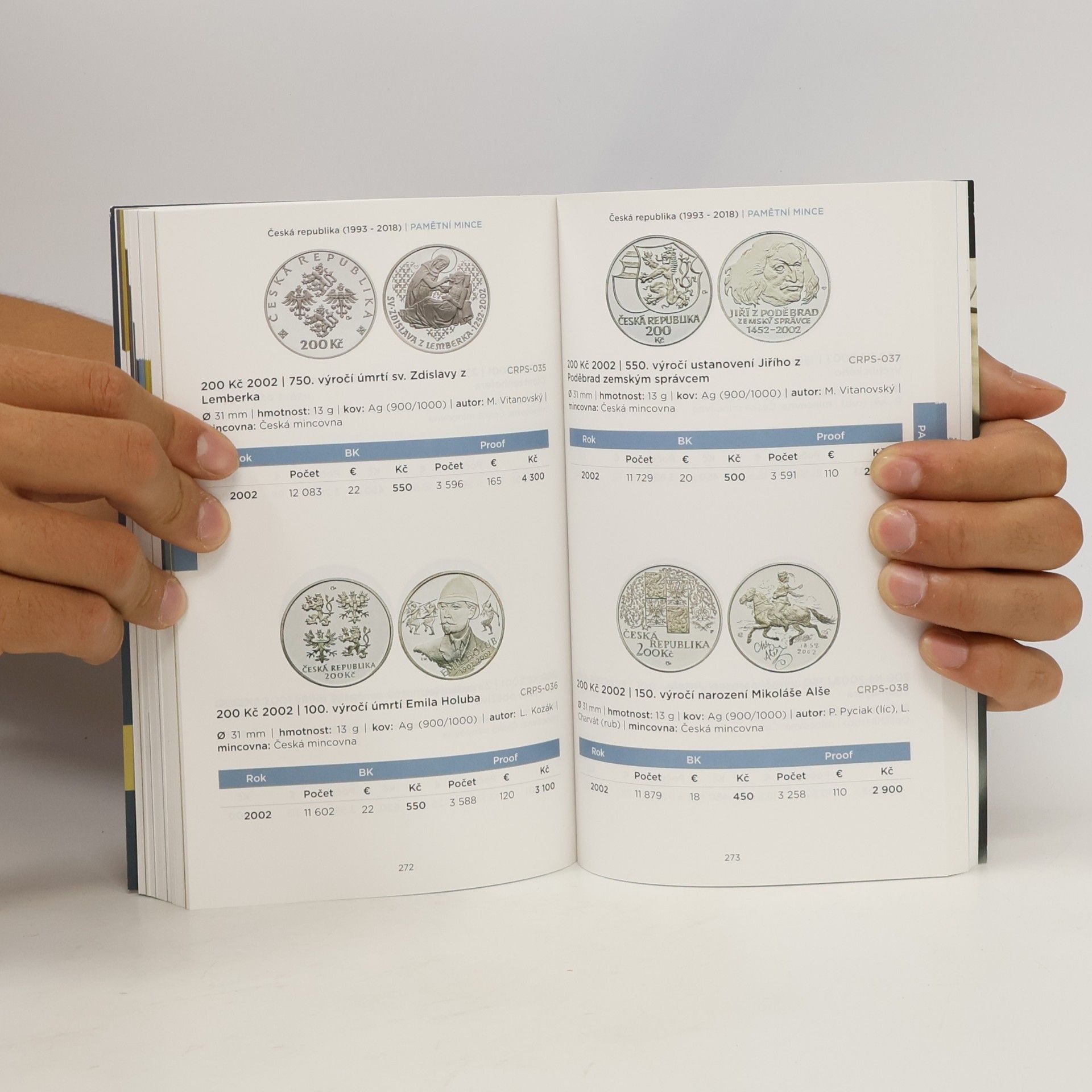 Various authors Katalog mincí a medailí ČSR, ČR a SR