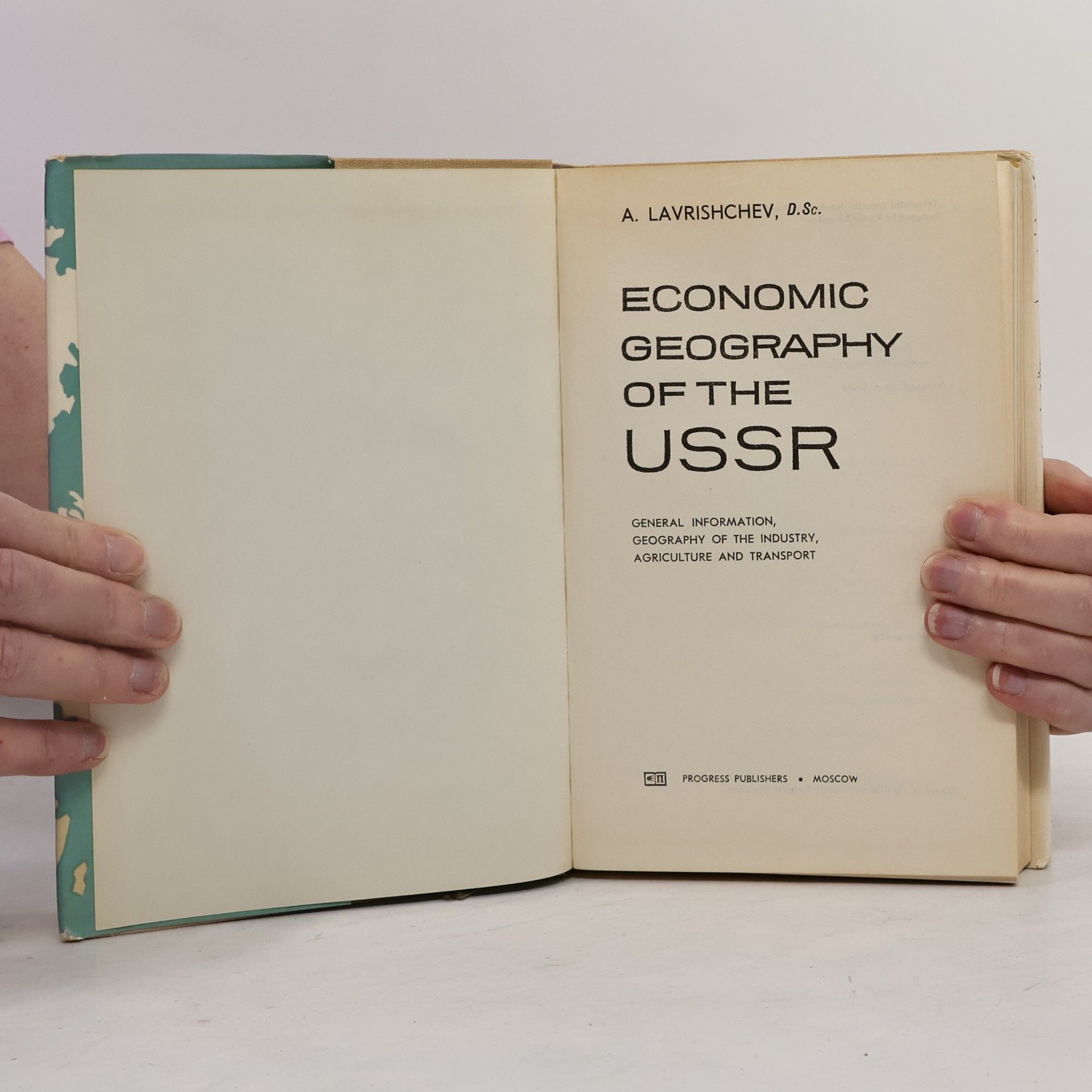 A. N Lavrishchev Economic Geography of the USSR