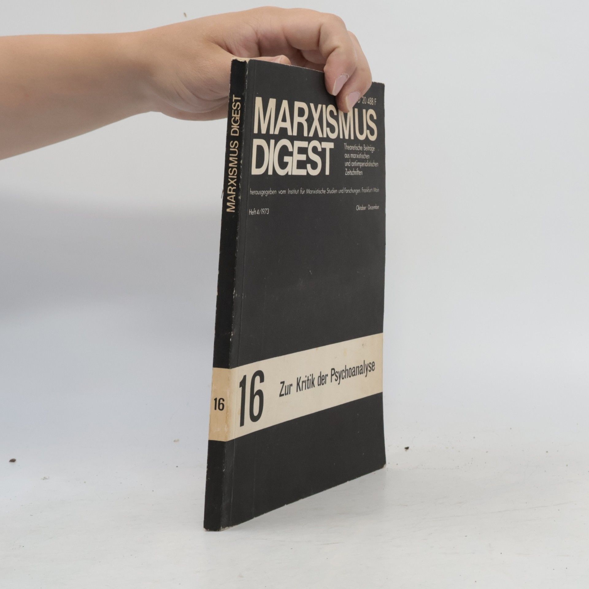 Collectif d'auteurs Marxismus Digest 16