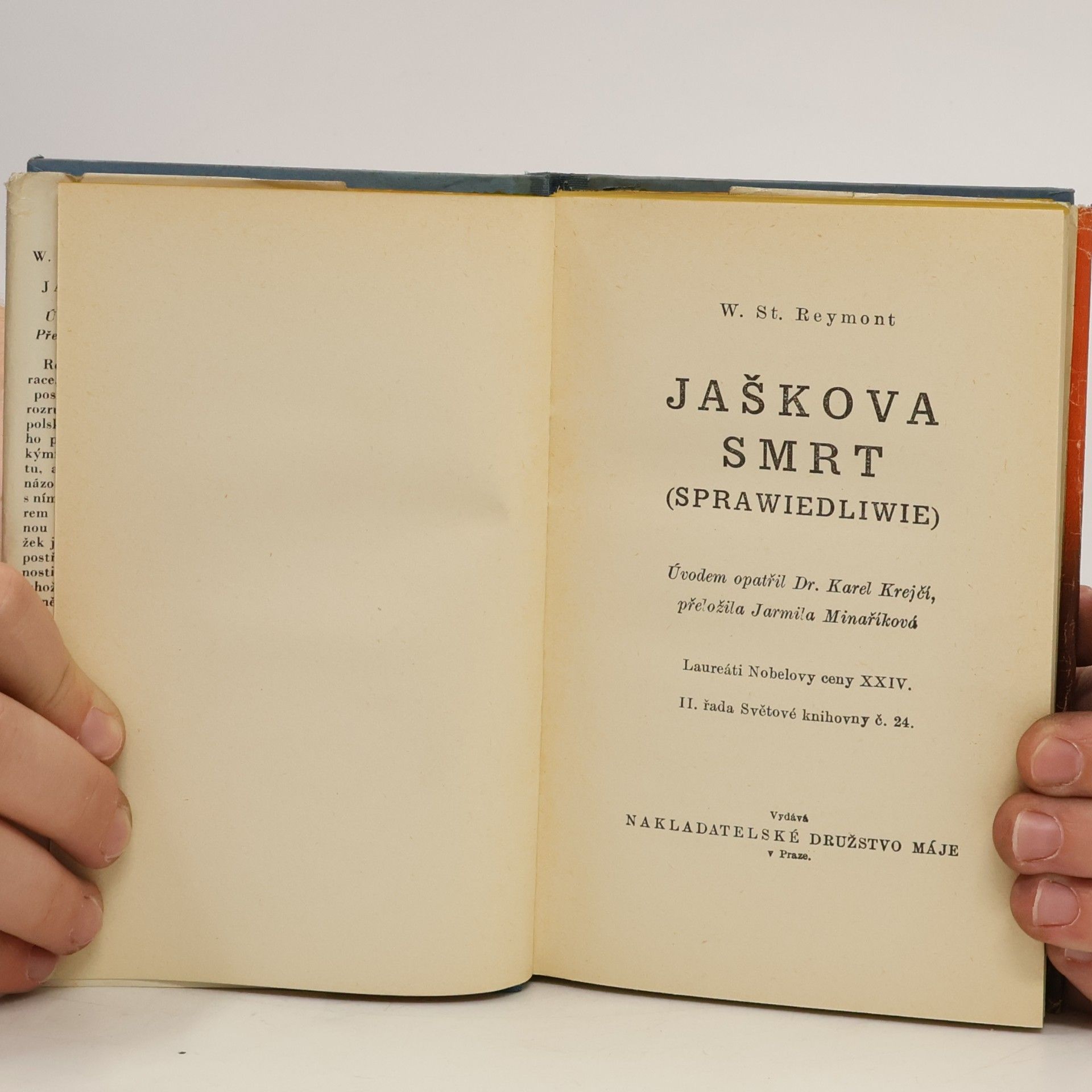 Władysław Stanisław Reymont Jaškova smrt