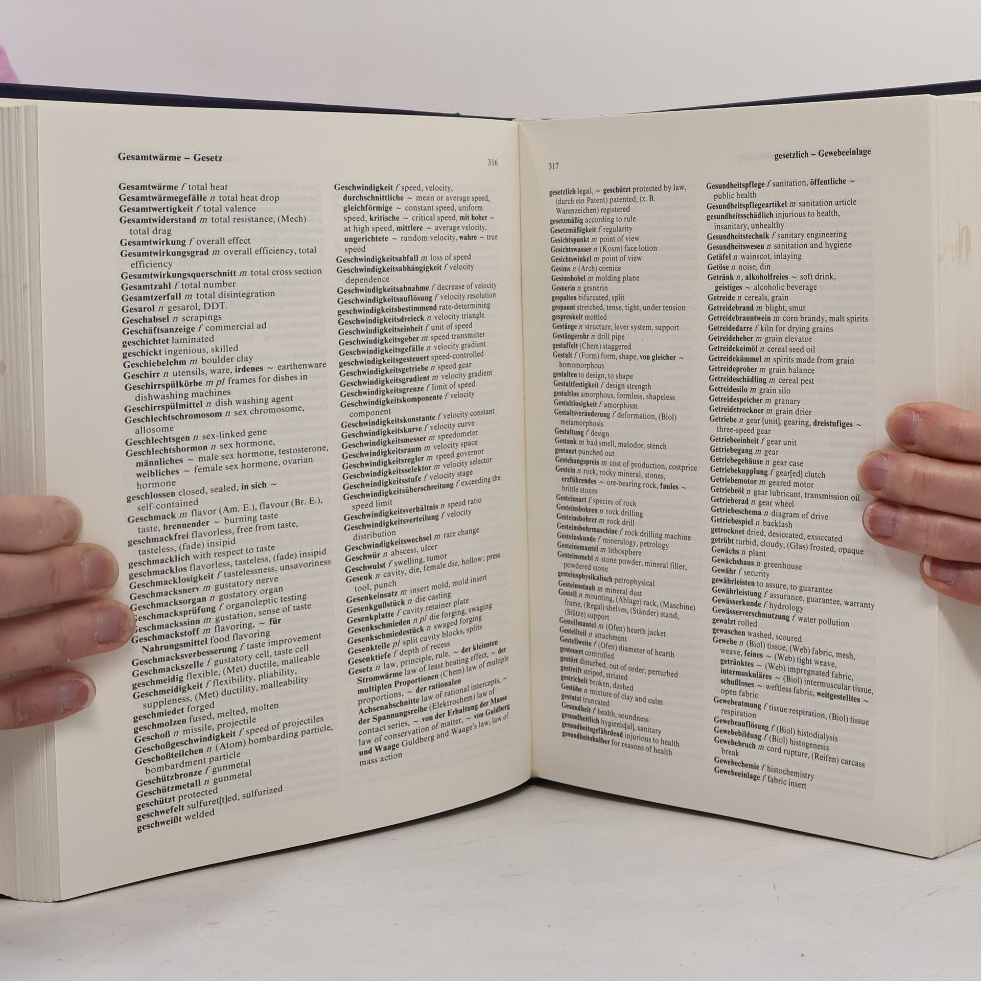 Louis De Vries Wörterbuch der Chemie und der chemischen Verfahrenstechnik