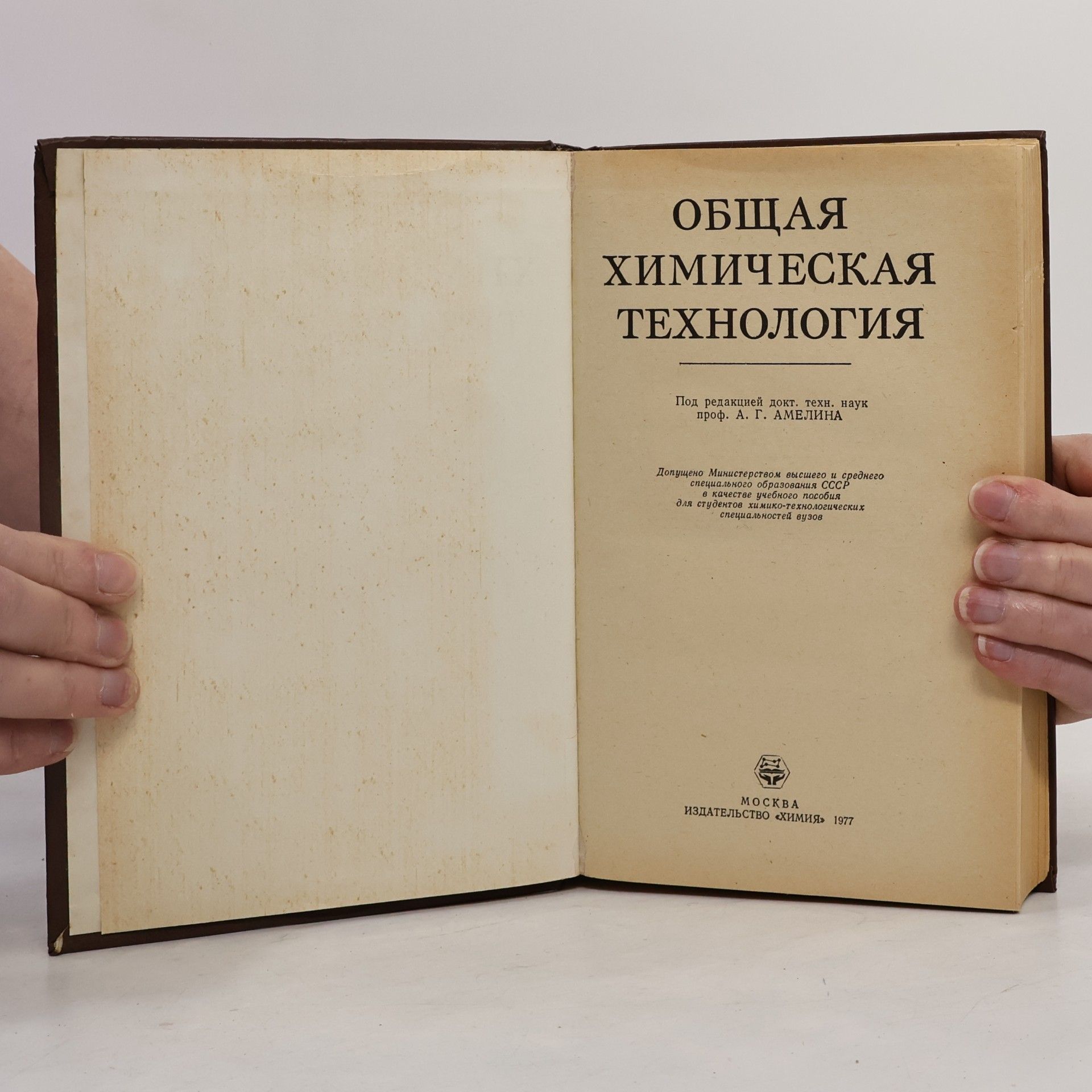 A. G. Amelina Общая химическая технология