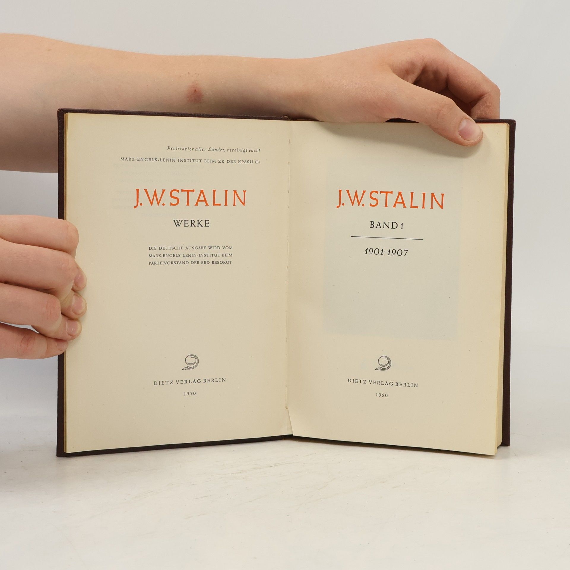 J.W. Stalin Werke 1