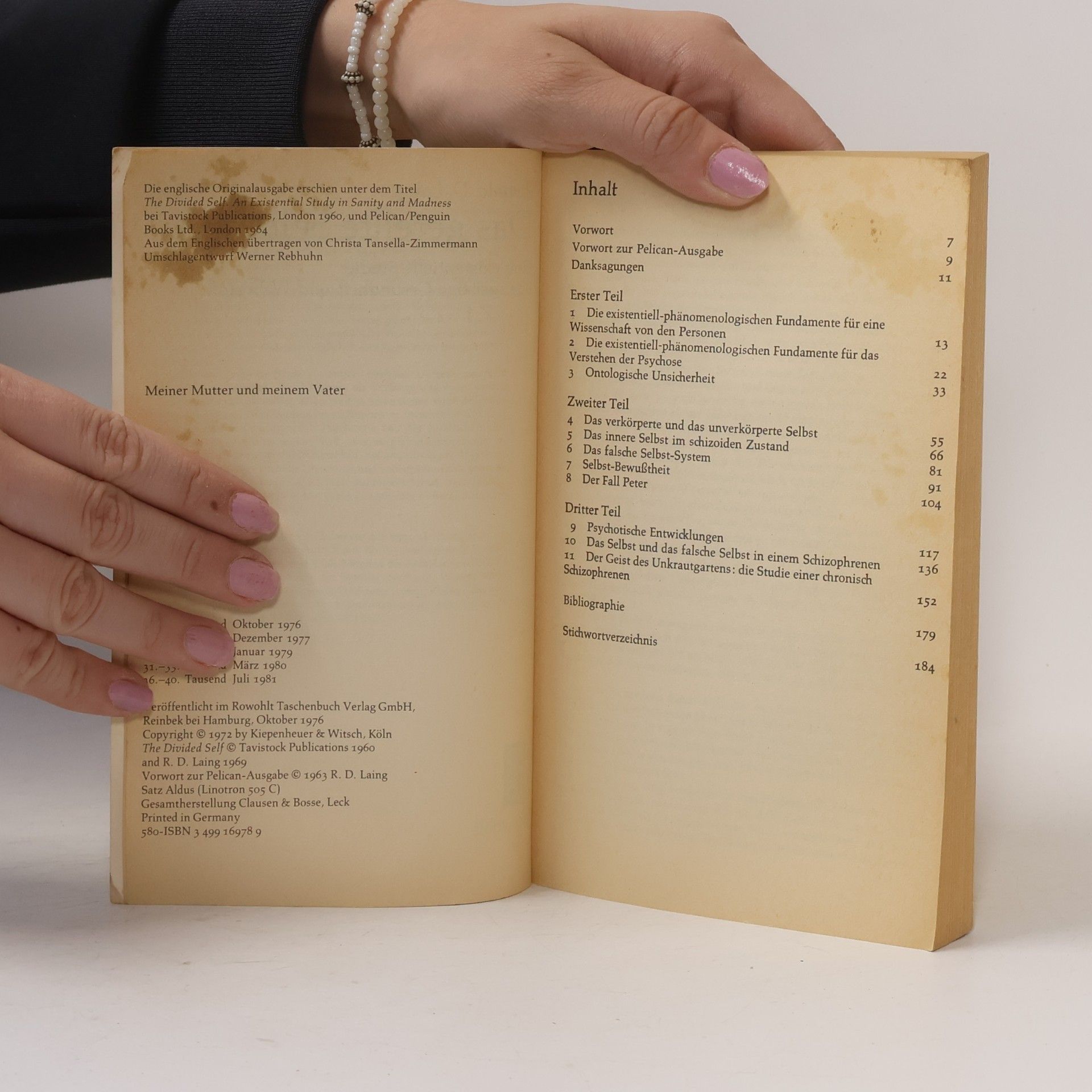 Ronald D. Laing Das geteilte Selbst