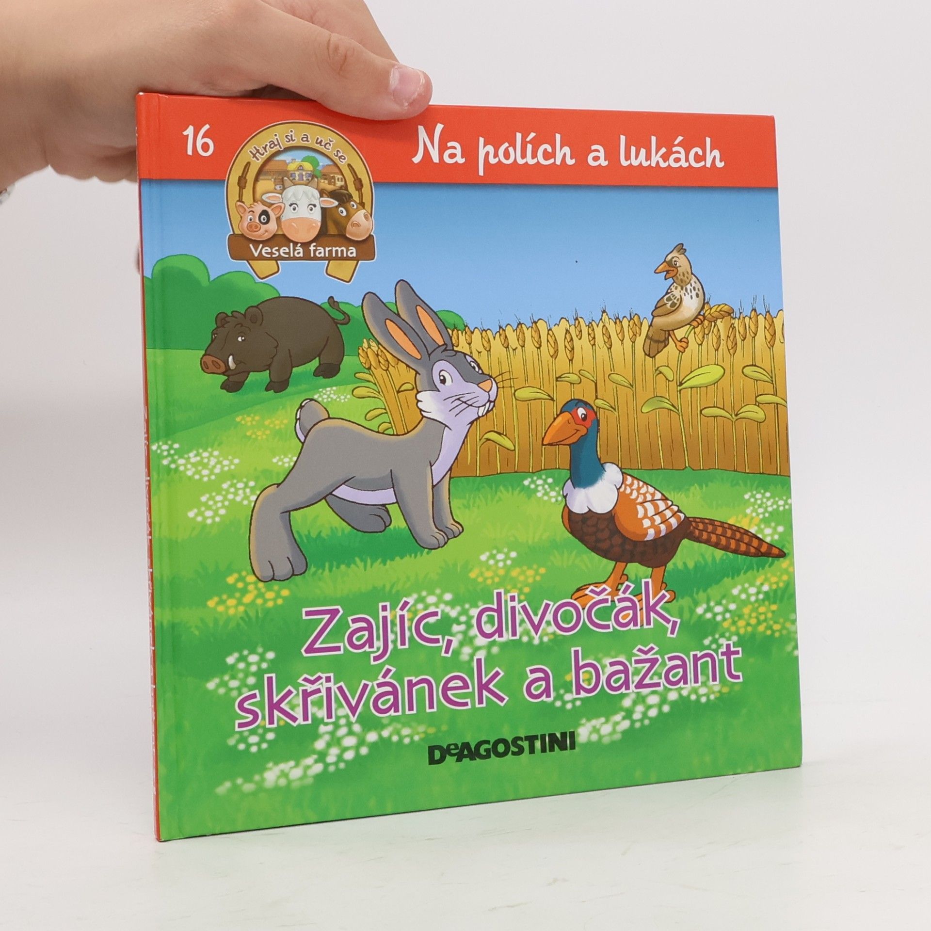 AA.VV. Na polích a lukách 16. Zajíc, divočák, skřivánek a bažant