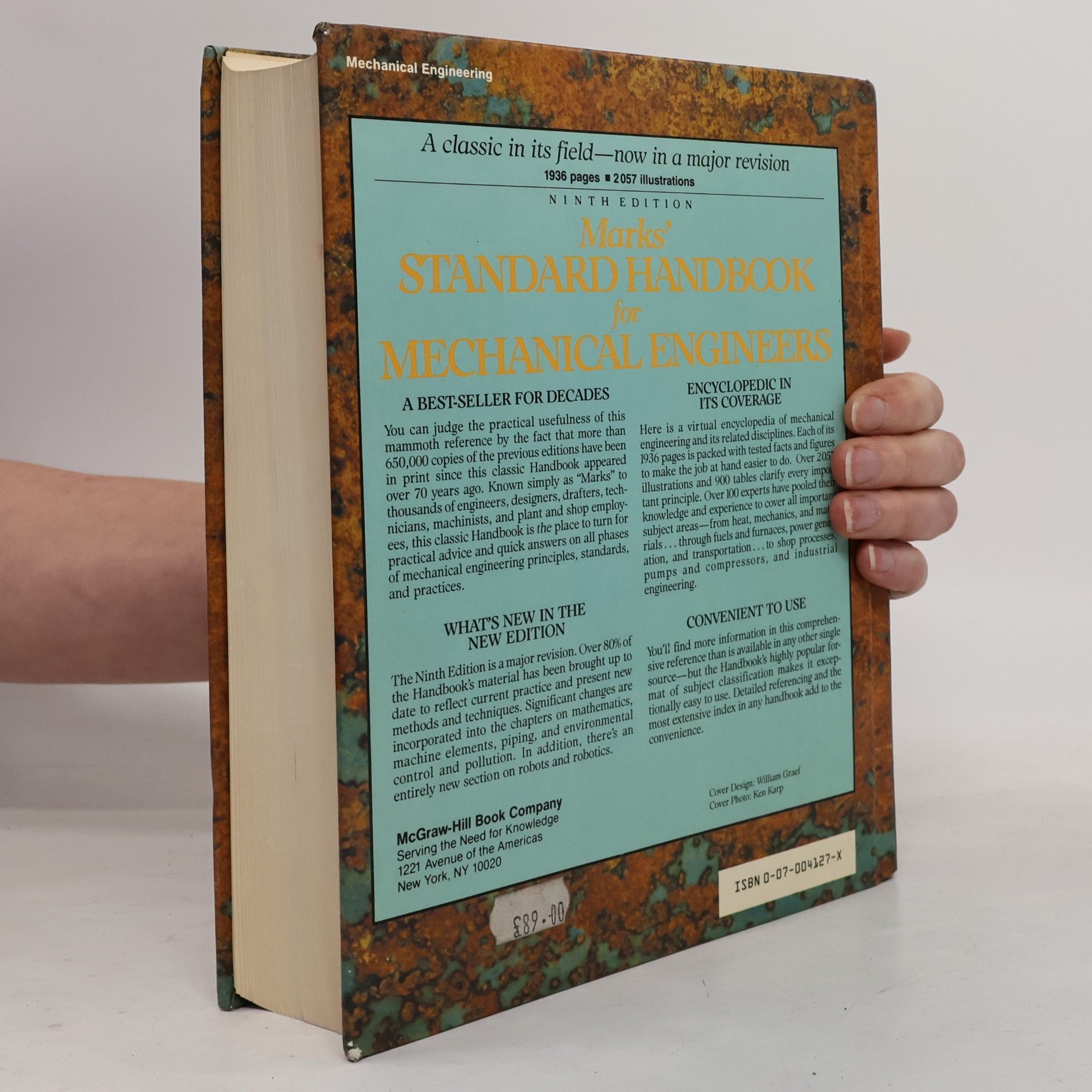 Eugene A. Avallone Mark's Standard Handbook for Mechanical Engineers - Ninth Edition