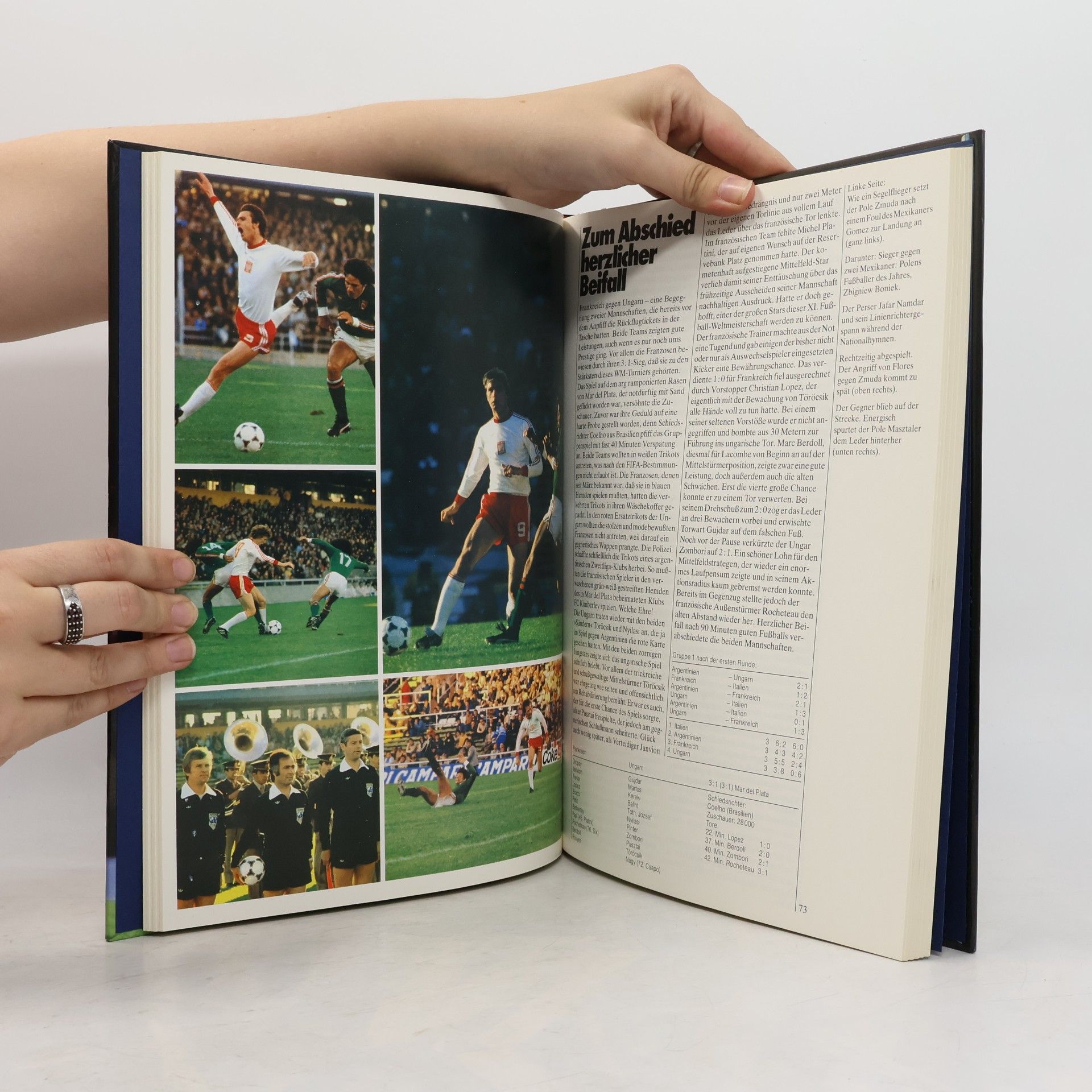 Manfred Hausmann Das grosse Buch der Fussballweltmeisterschaft 78