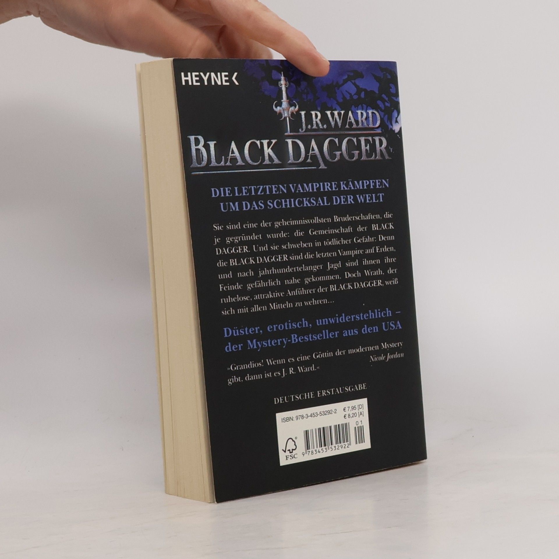 Jessica Rowley Pell Bird Blakemore Vampirherz. Black Dagger