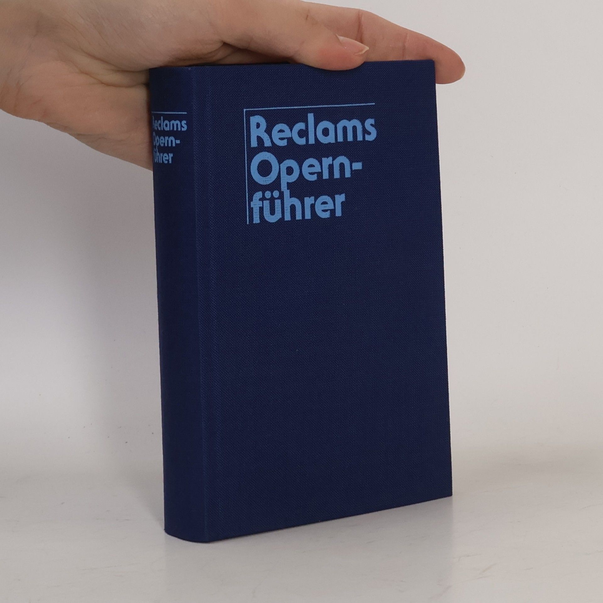 Wilhelm Zentner Reclams Opernführer