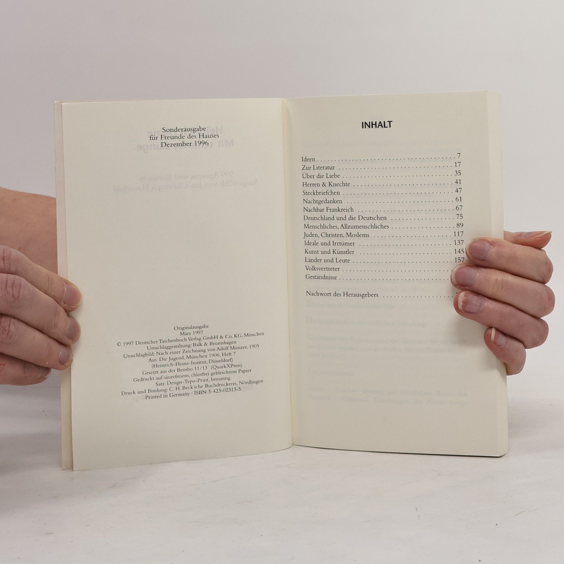 Heinrich Heine Mit scharfer Zunge