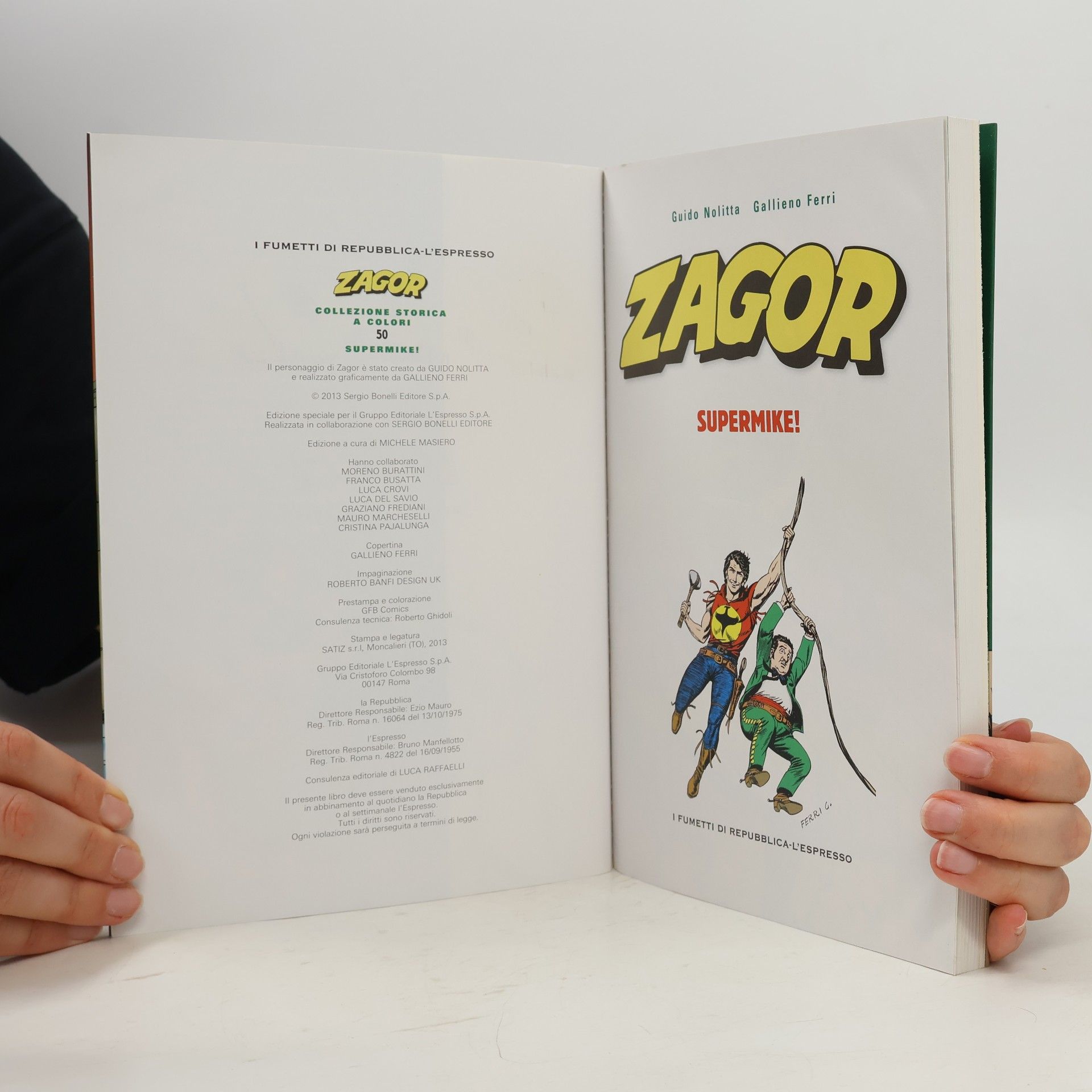Autores varios Zagor 50. Supermike!