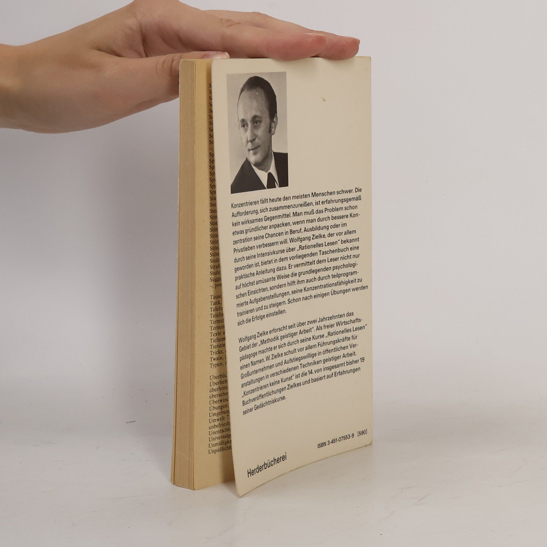 Wolfgang Zielke Konzentrieren, keine Kunst