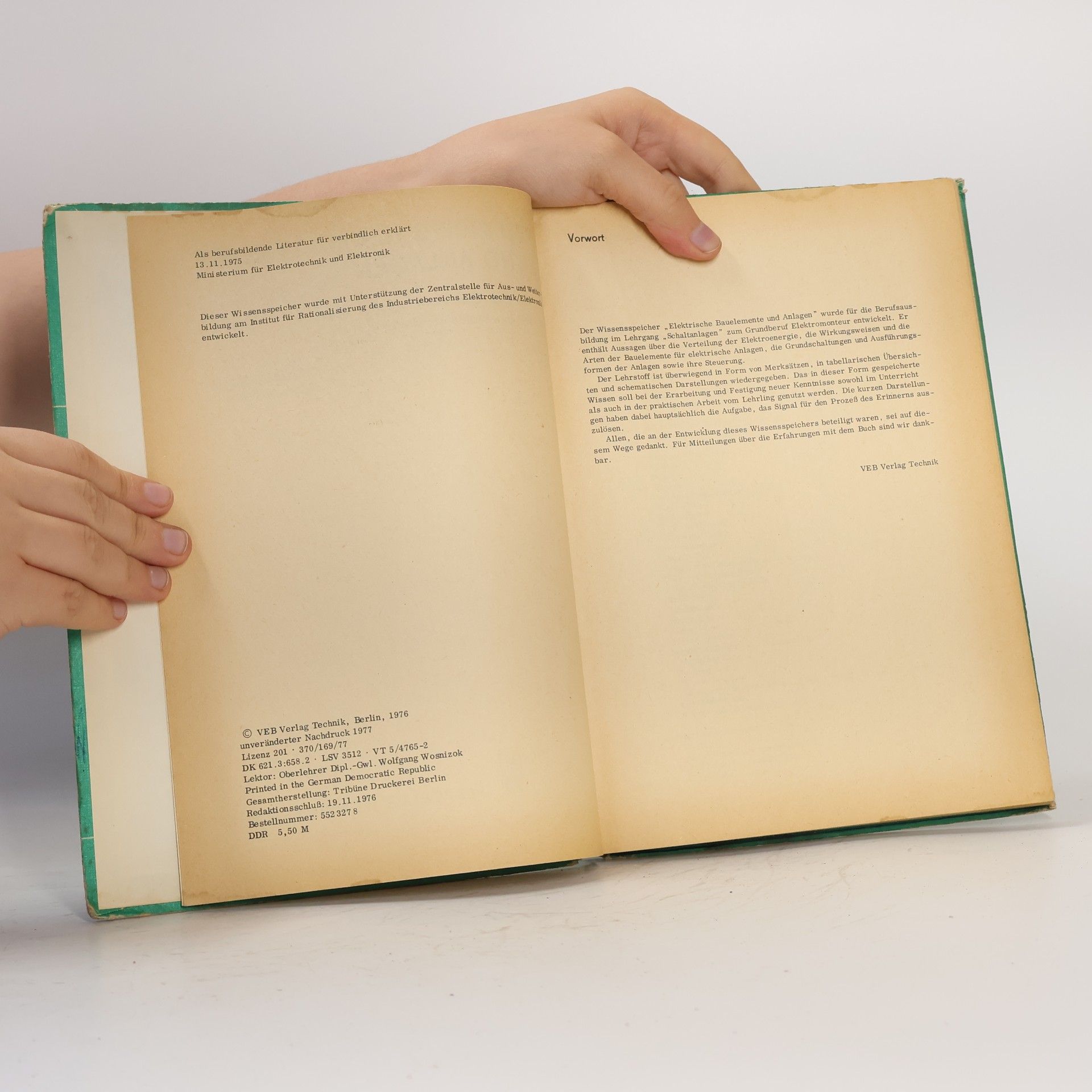 Hans Hoyer Elektrische Bauelemente und Anlagen