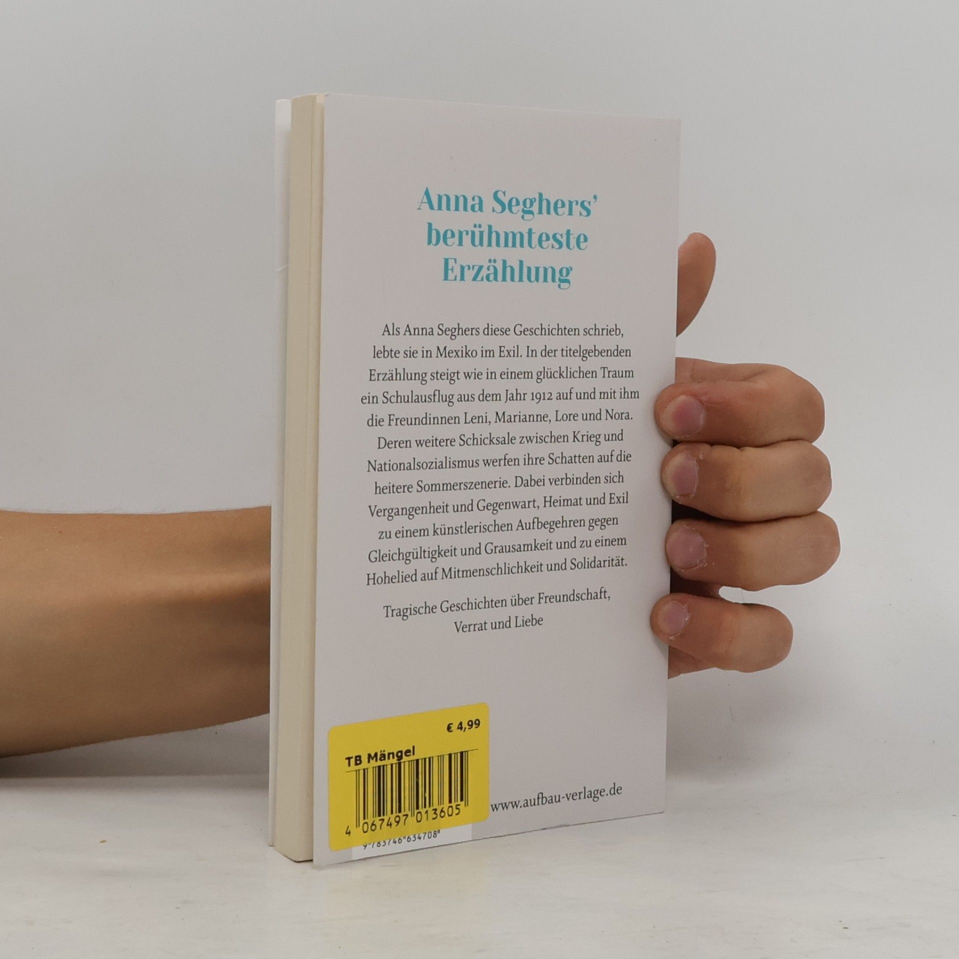 Anna Seghers Der Ausflug der toten Mädchen und andere Erzählungen