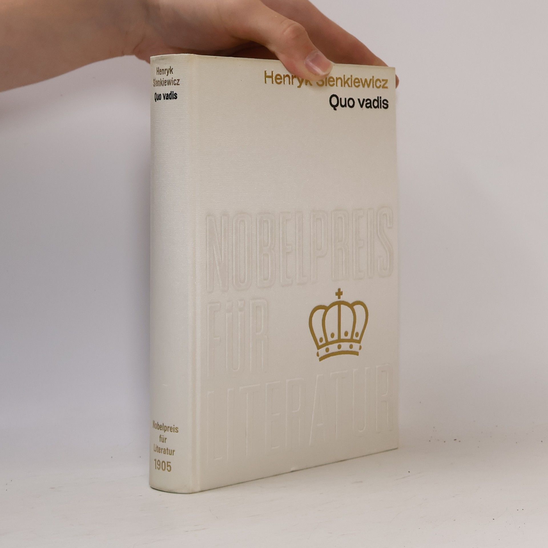 Henryk Sienkiewicz Nobelpreis für Literatur 1905. Quo vadis