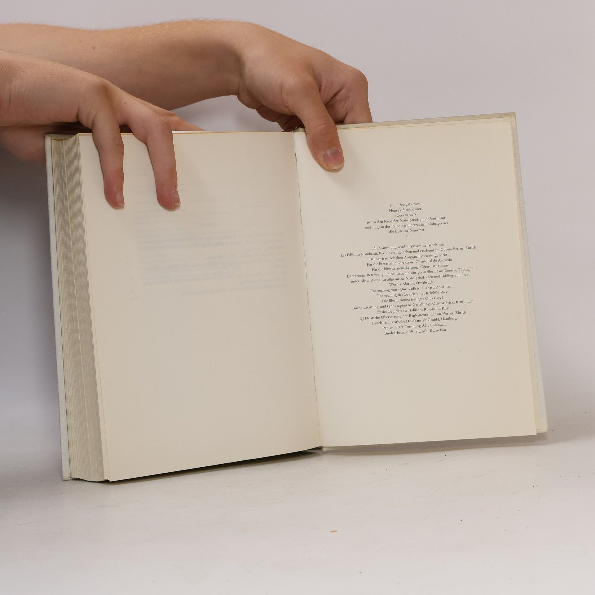 Henryk Sienkiewicz Nobelpreis für Literatur 1905. Quo vadis