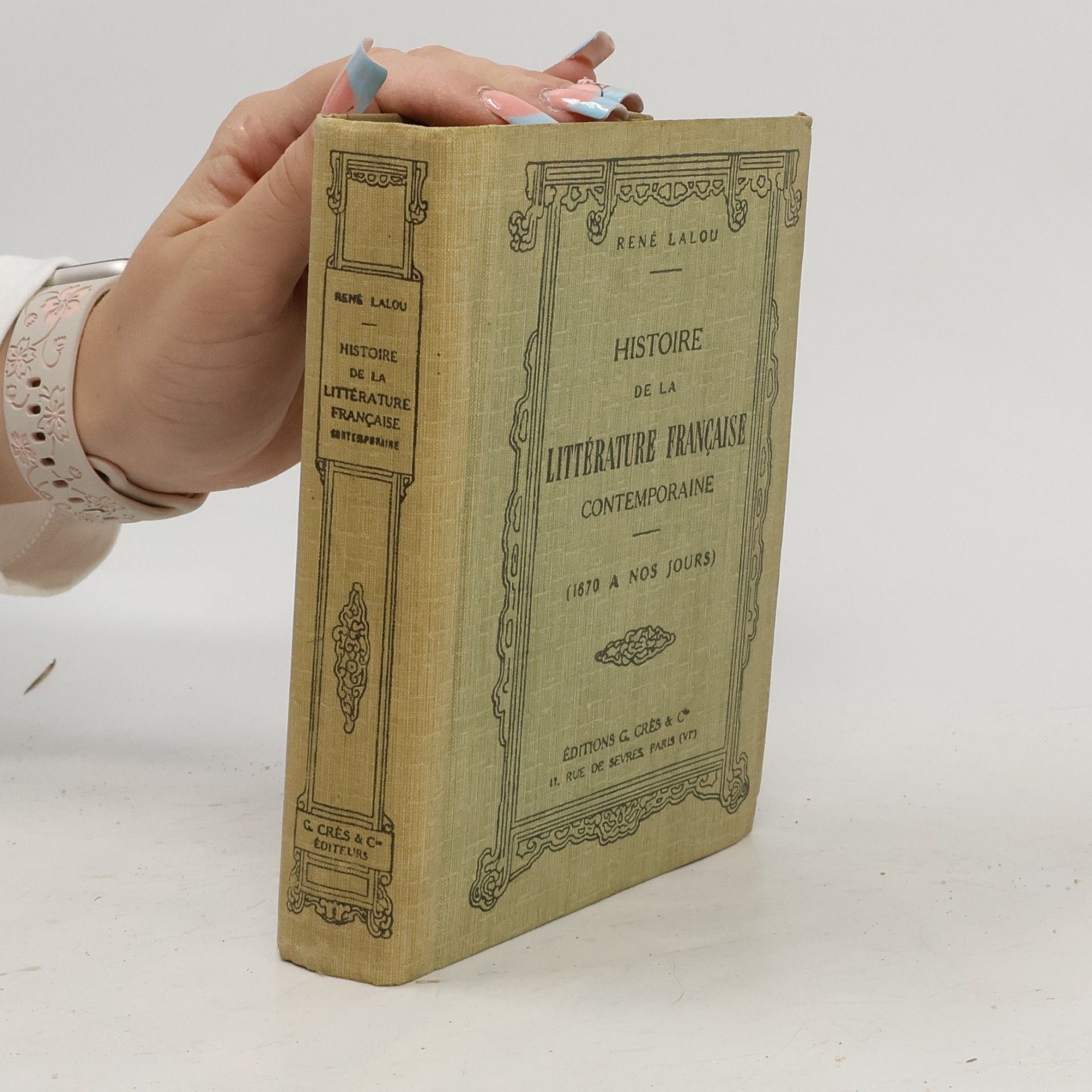 Histoire de la littérature française contemporaine, de 1870 à nos jours