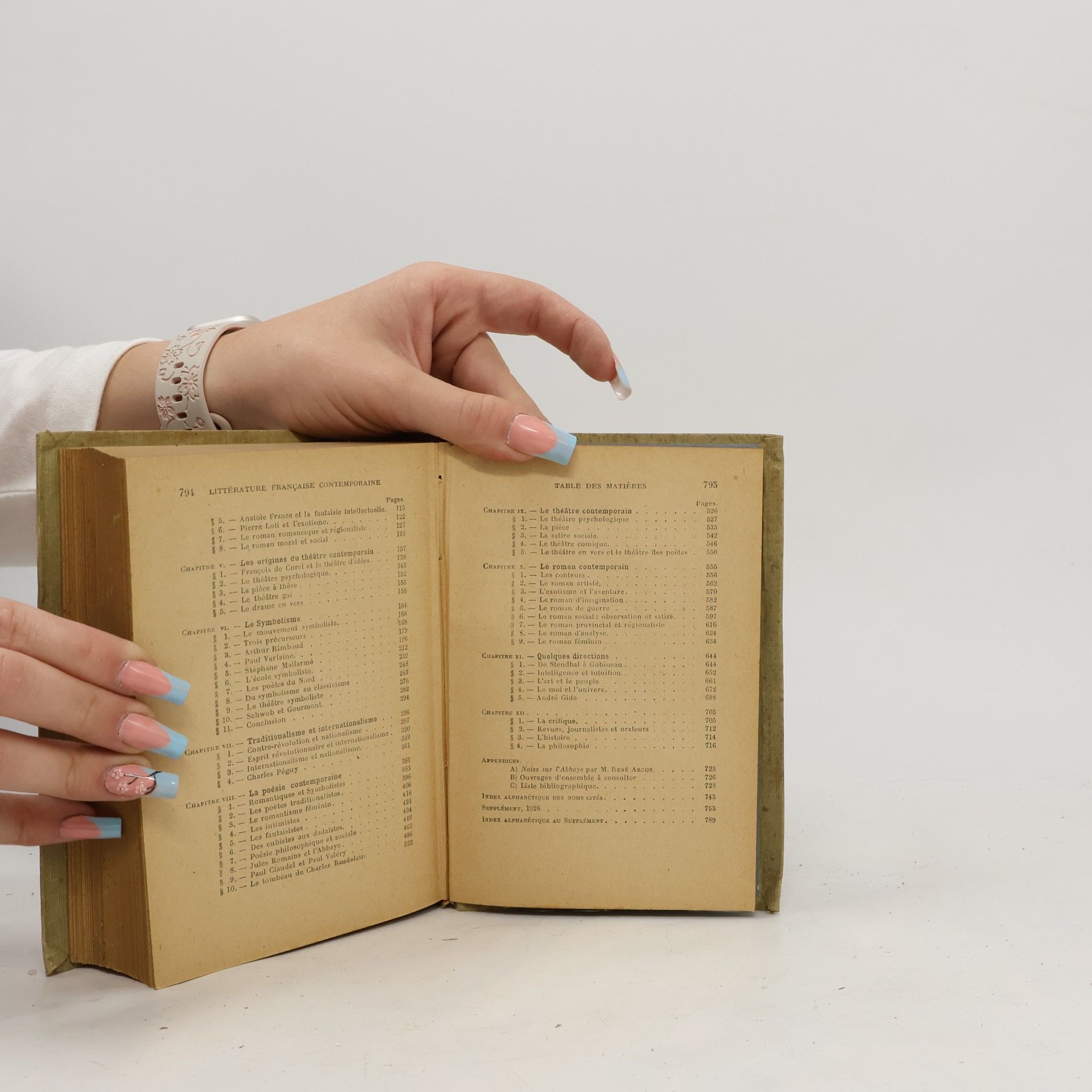 Rene Lalou Histoire de la littérature française contemporaine, de 1870 à nos jours