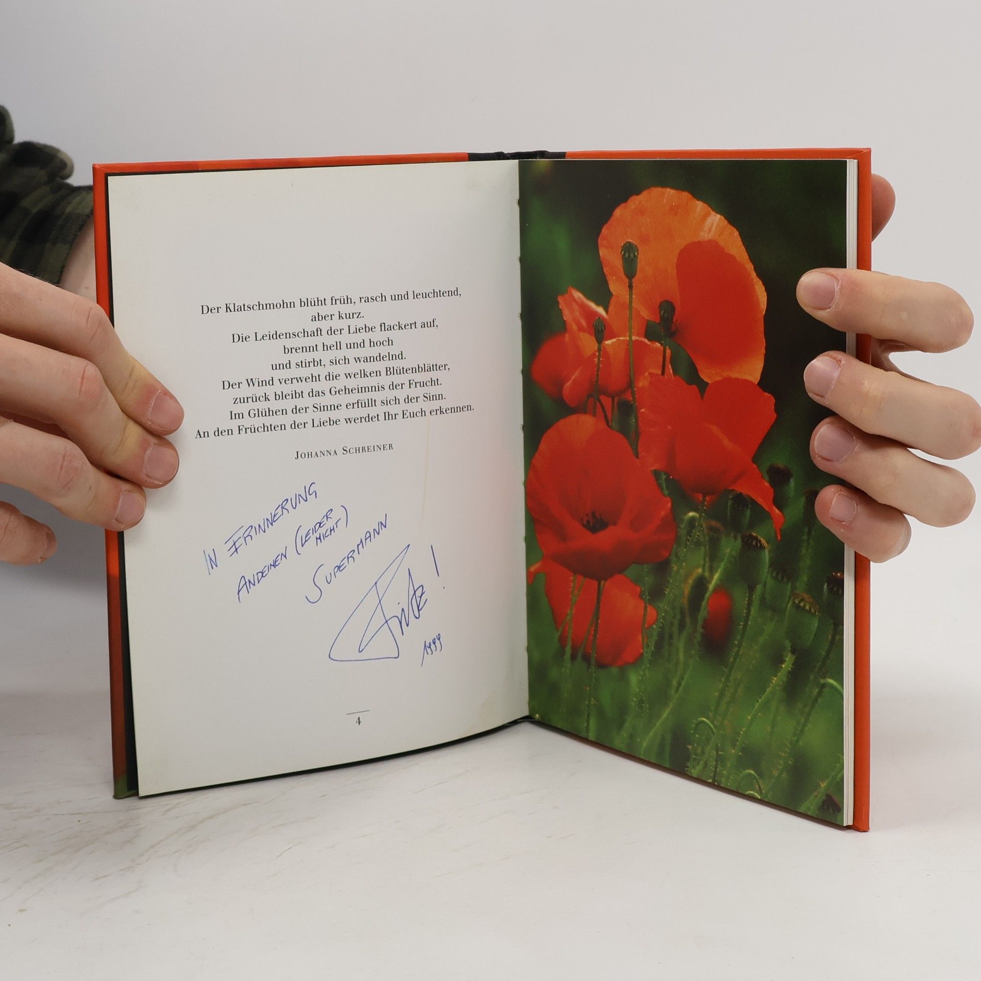 Johanna Schreiner Die Liebe ist leidenschaftlich