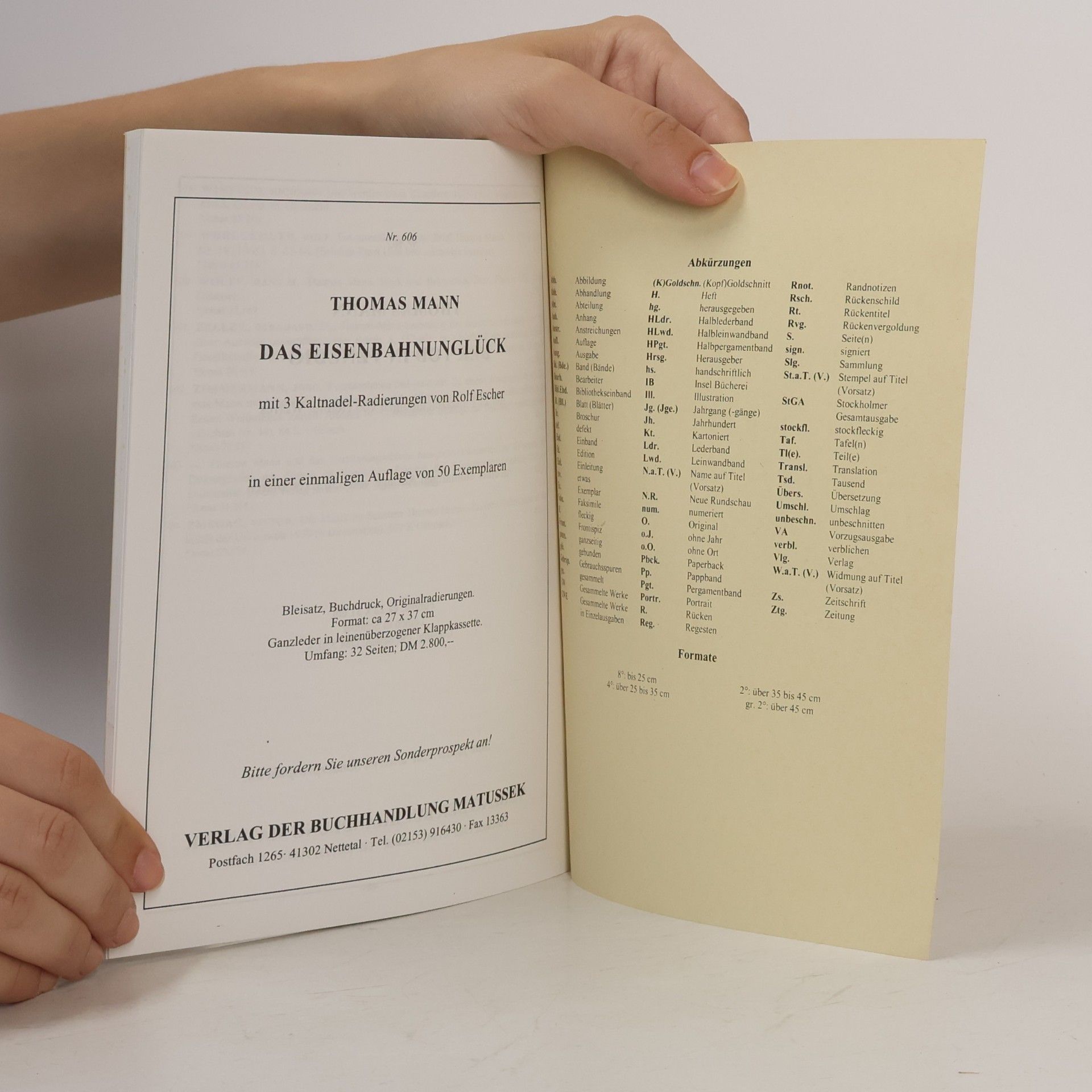 kolektiv Katalog Nr. 89. Thomas Mann
