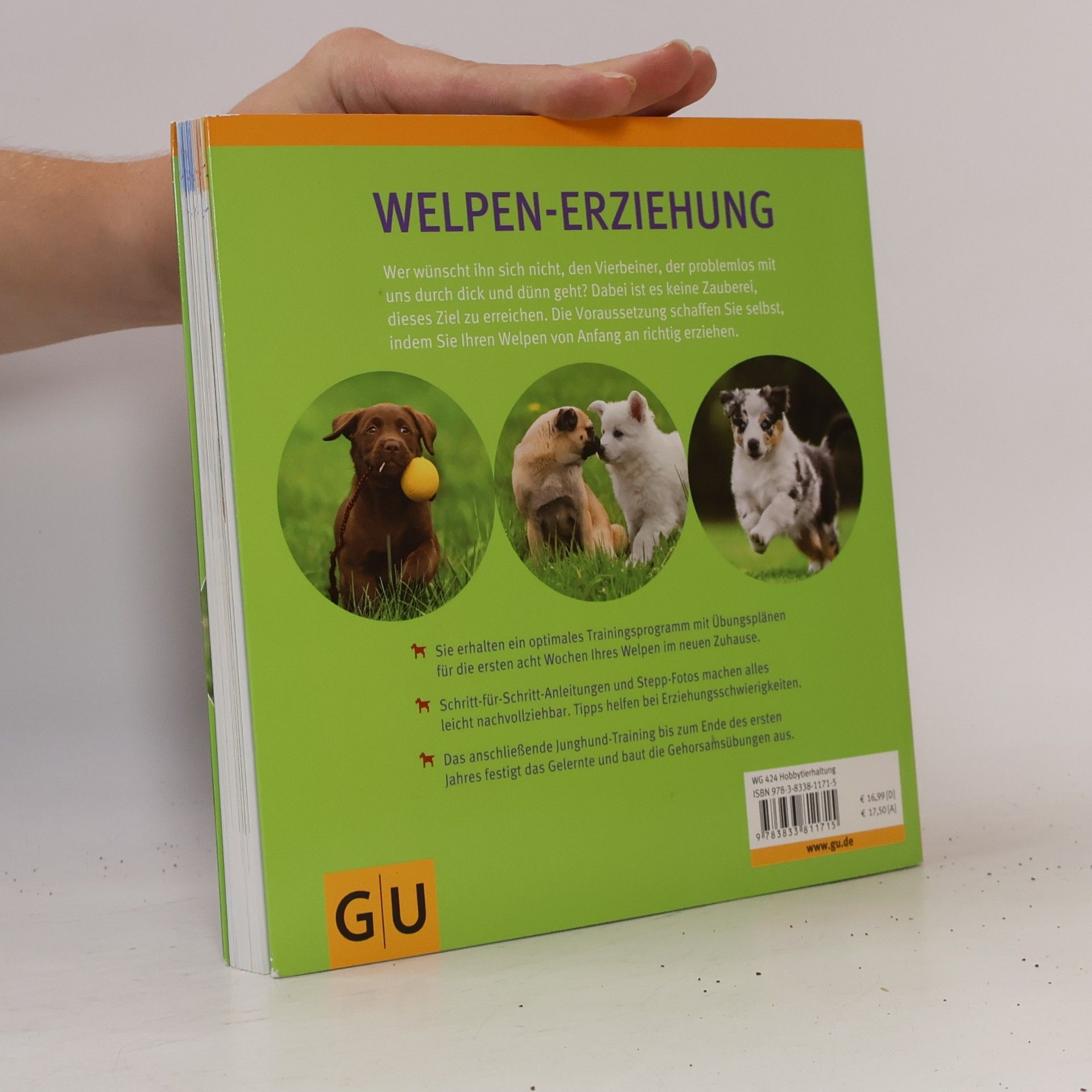 Katharina Schleg Kofler Welpen-Erziehung: Der 8-Wochen-Trainingsplan für Welpen. Plus Junghund-Training vom 5. bis 12. Monat