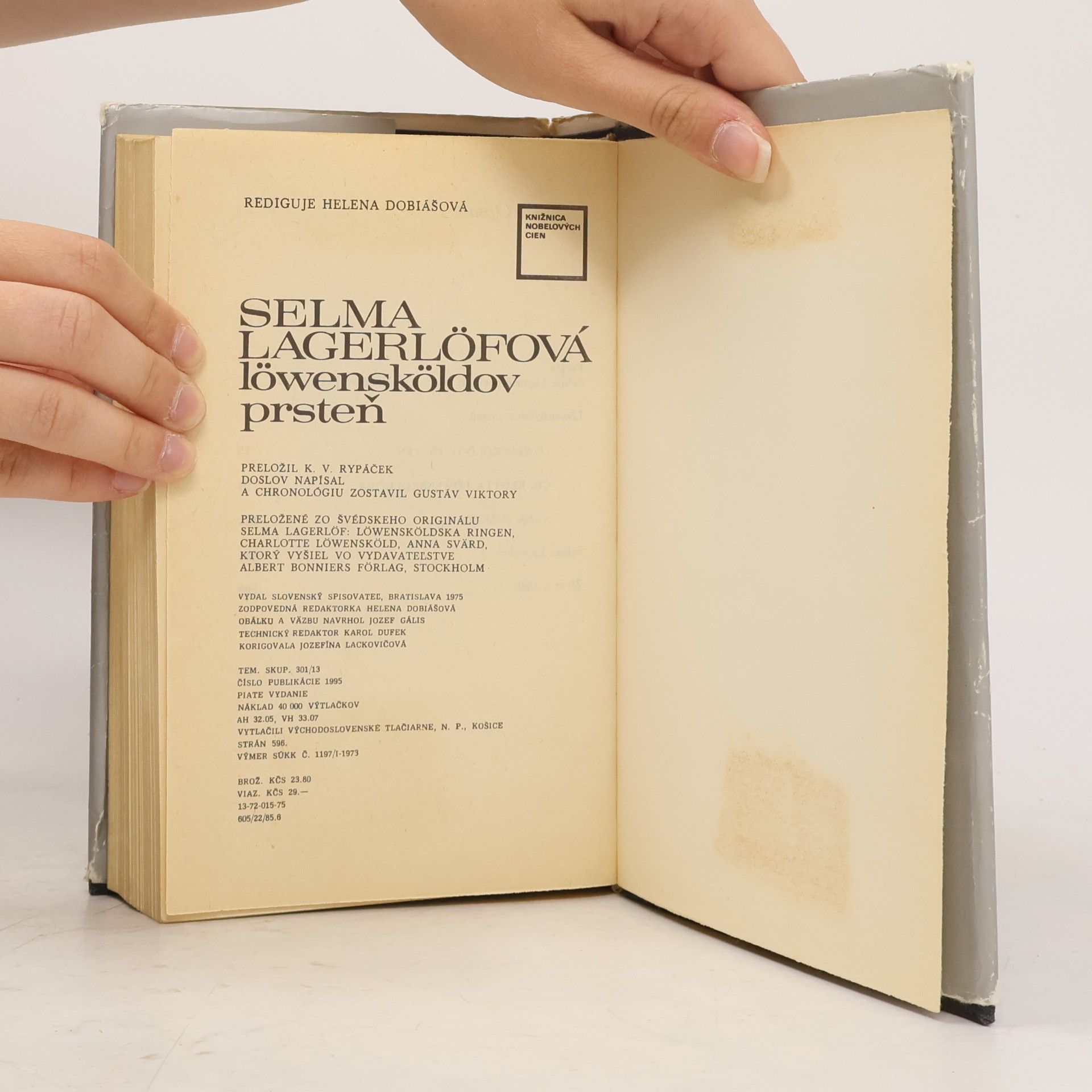 Selma Lagerlöf Löwensköldov prsteň
