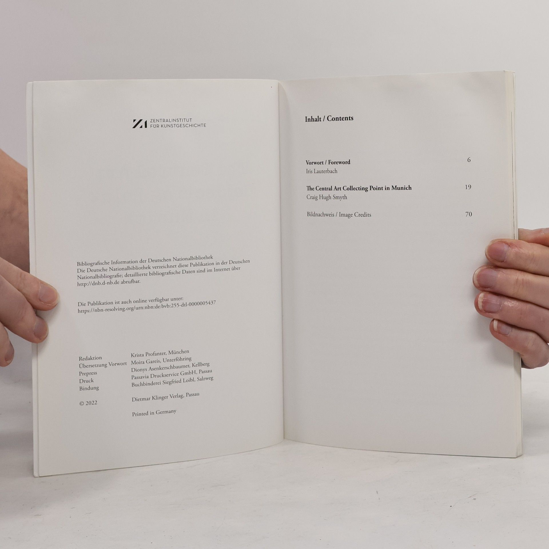 Iris Lauterbach The Central Art Collecting Point in Munich