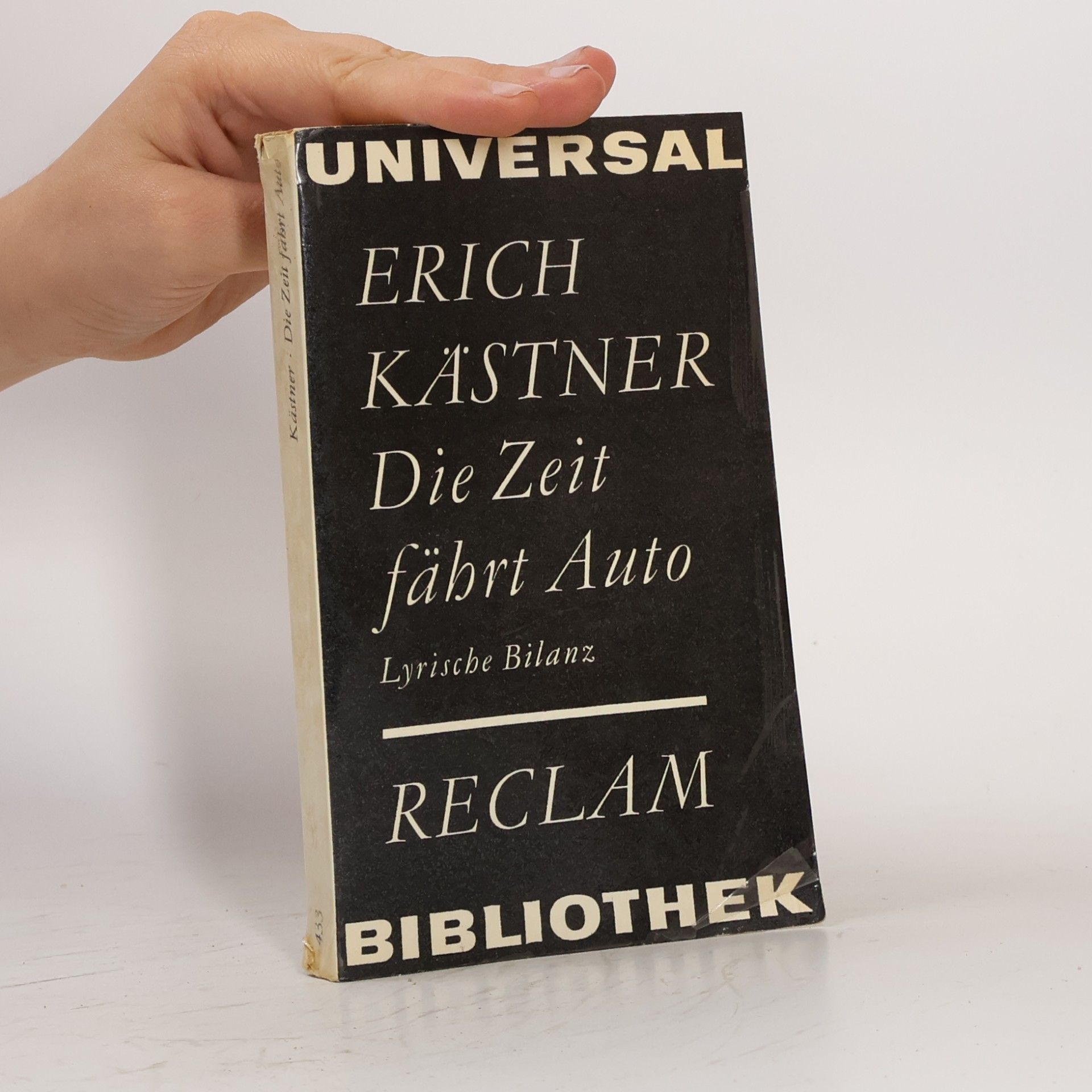 Erich Kästner Die Zeit fährt Auto