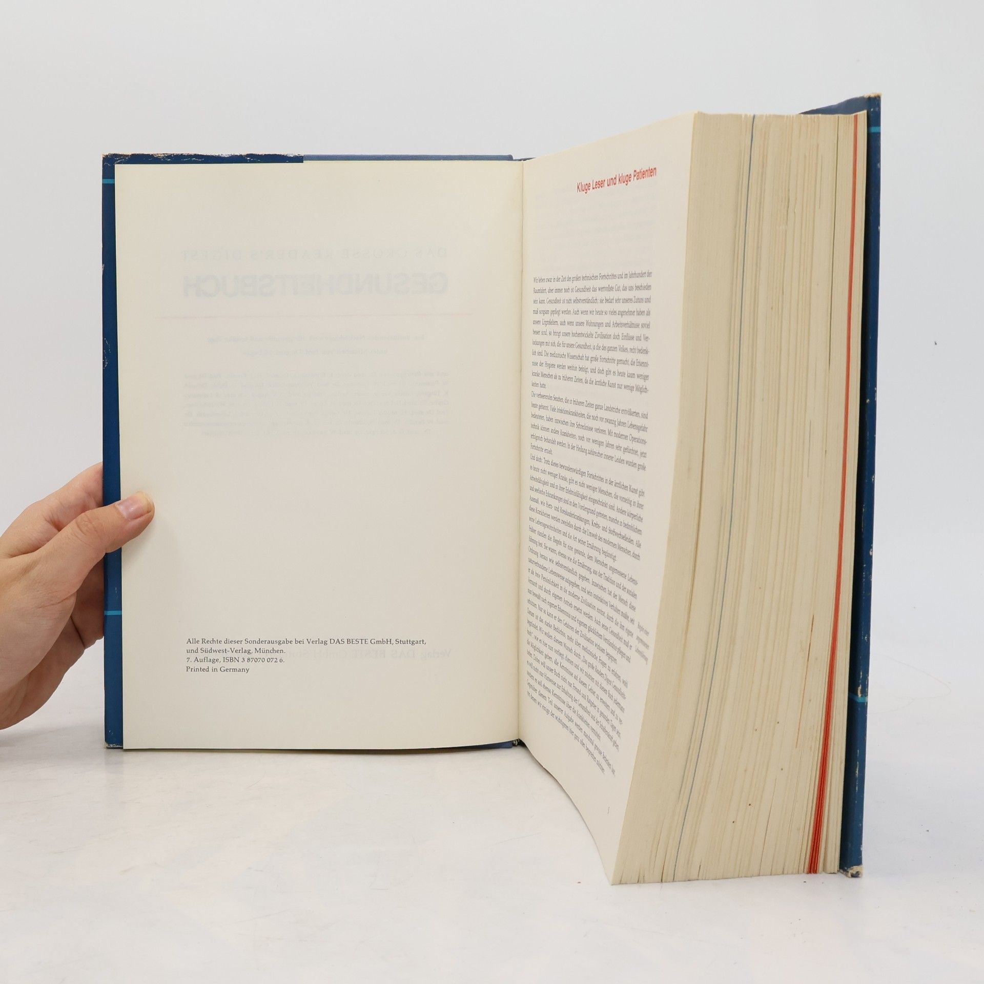 Kolektiv autorů Das große Reader's Digest Gesundheitsbuch