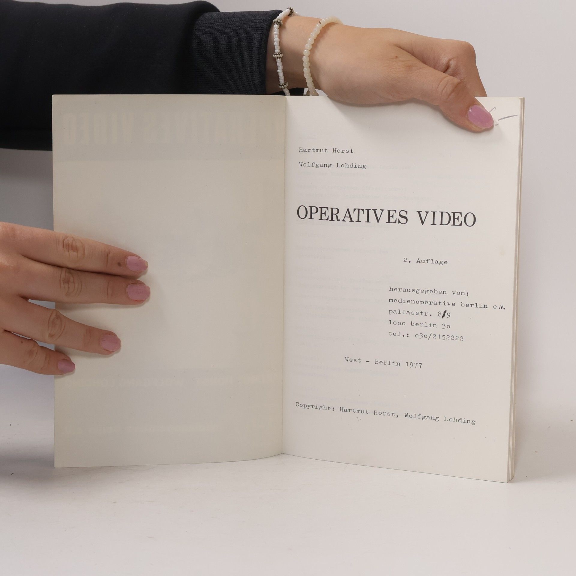 Hartmut Horst Operatives Video