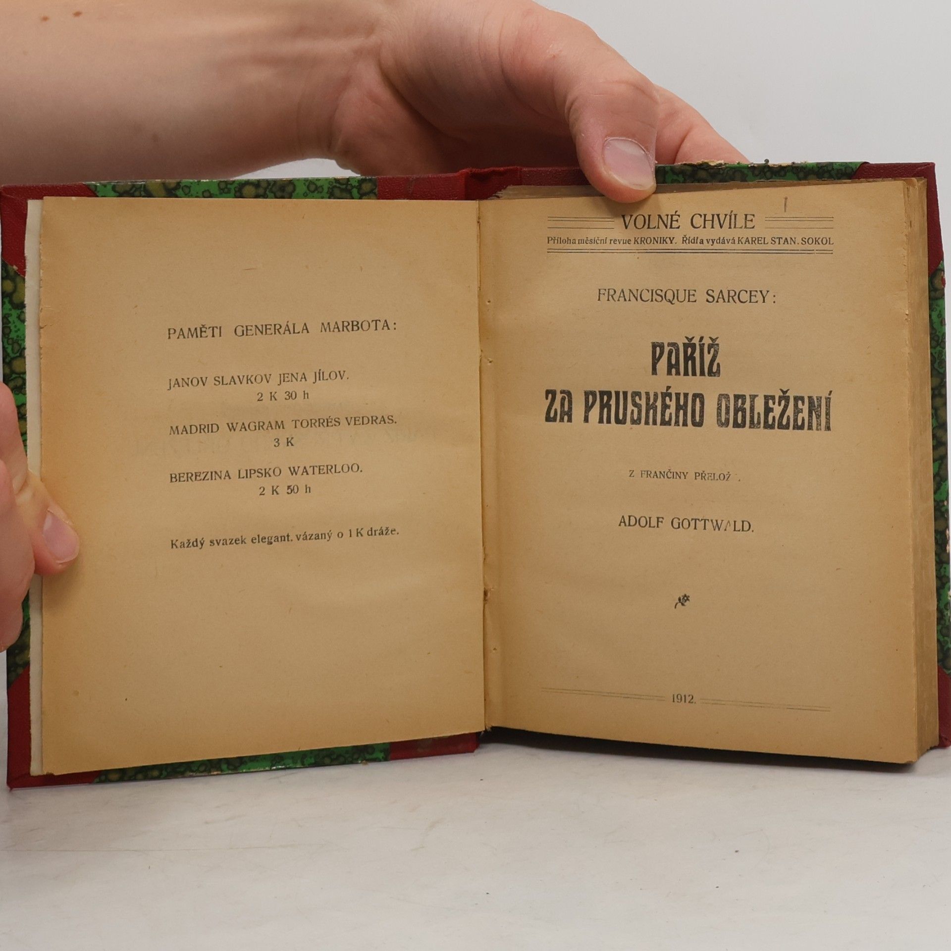 Francisque Sarcey Paříž za pruského obležení