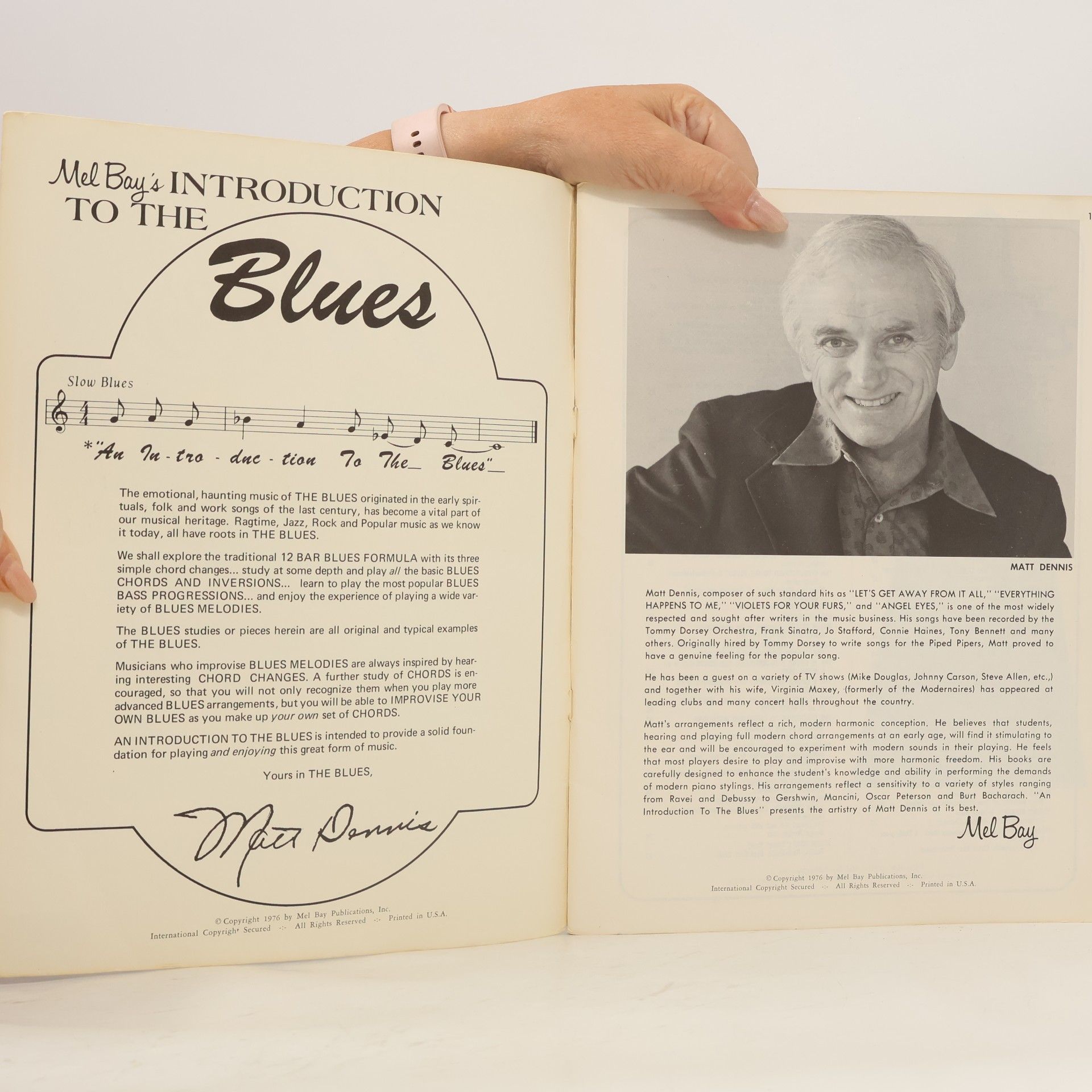 Matt Dennis Introduction to the Blues