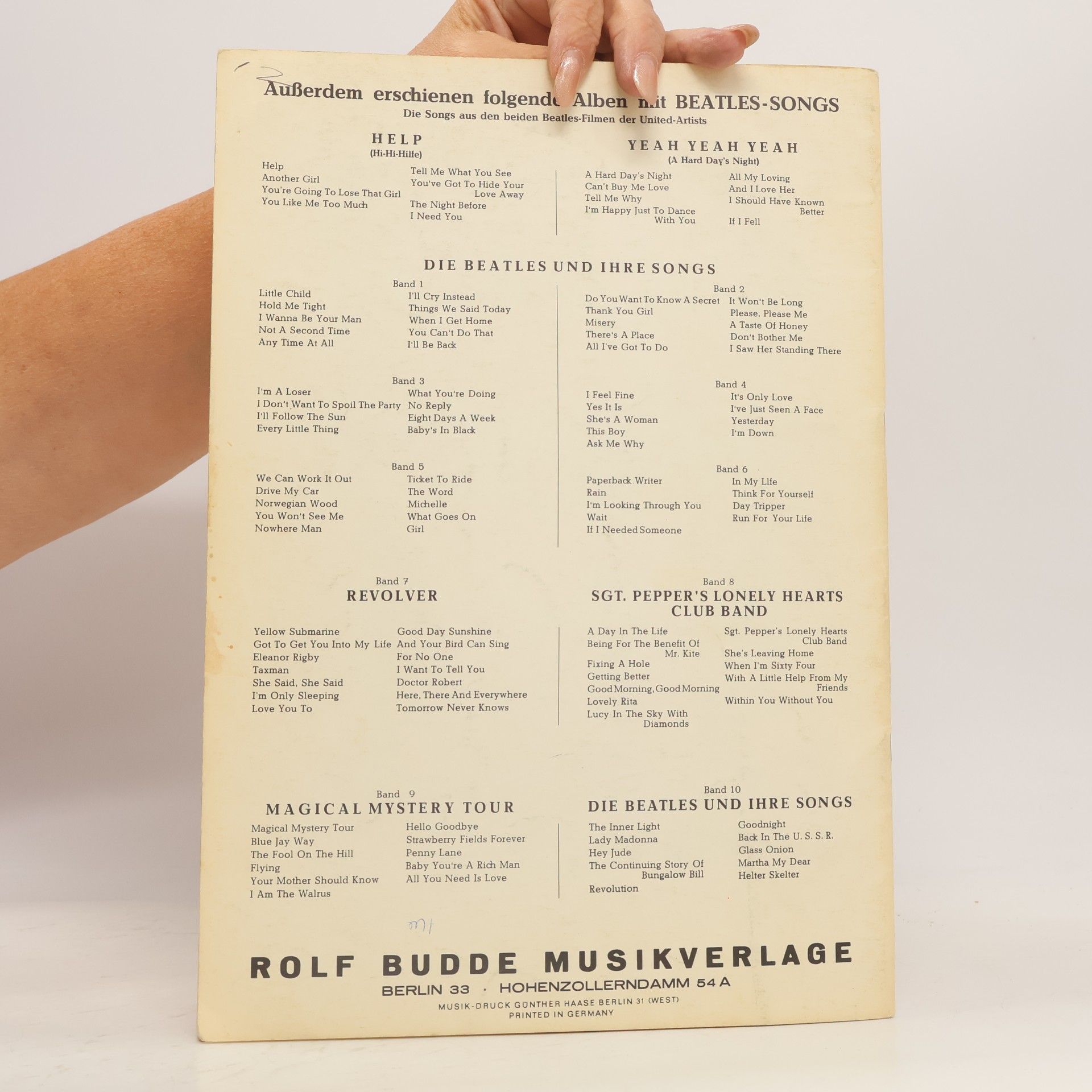 Autorenkollektiv Die Beatles und ihre Songs 11.