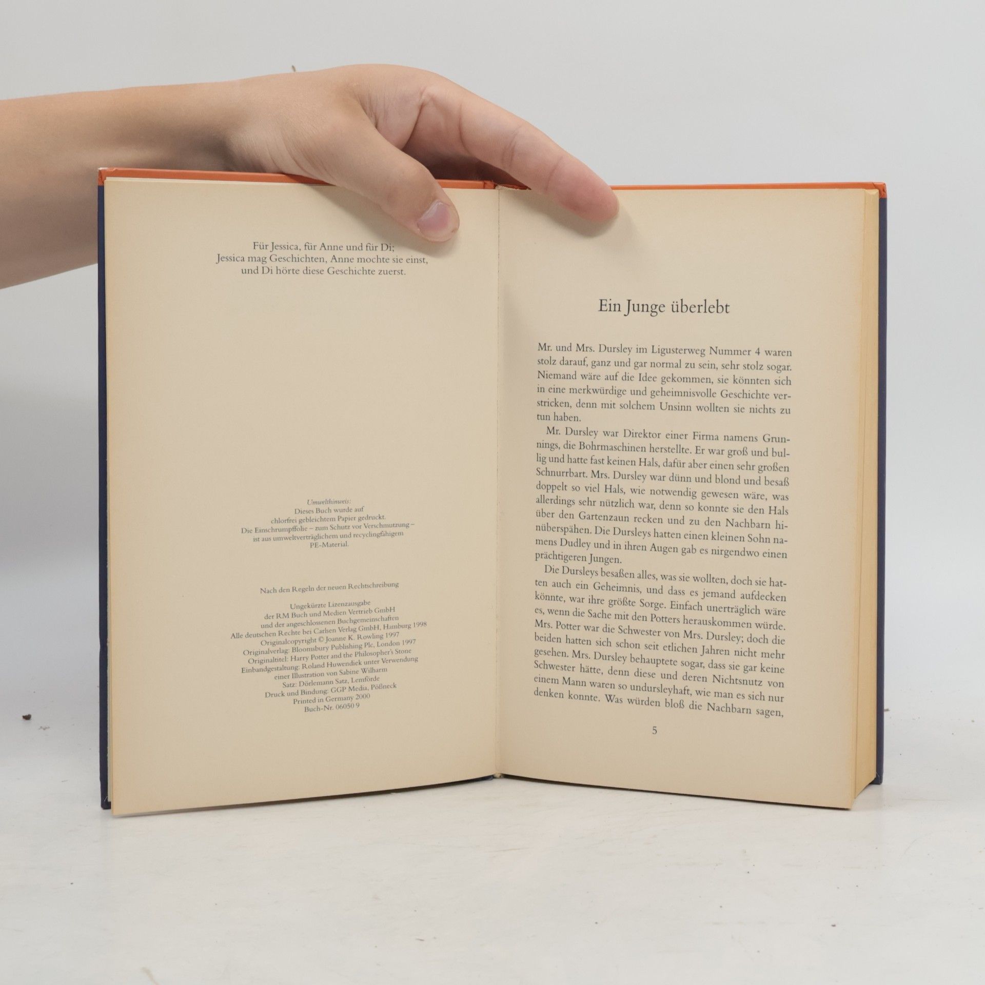 J. K. Rowling Harry Potter und der Stein der Weisen