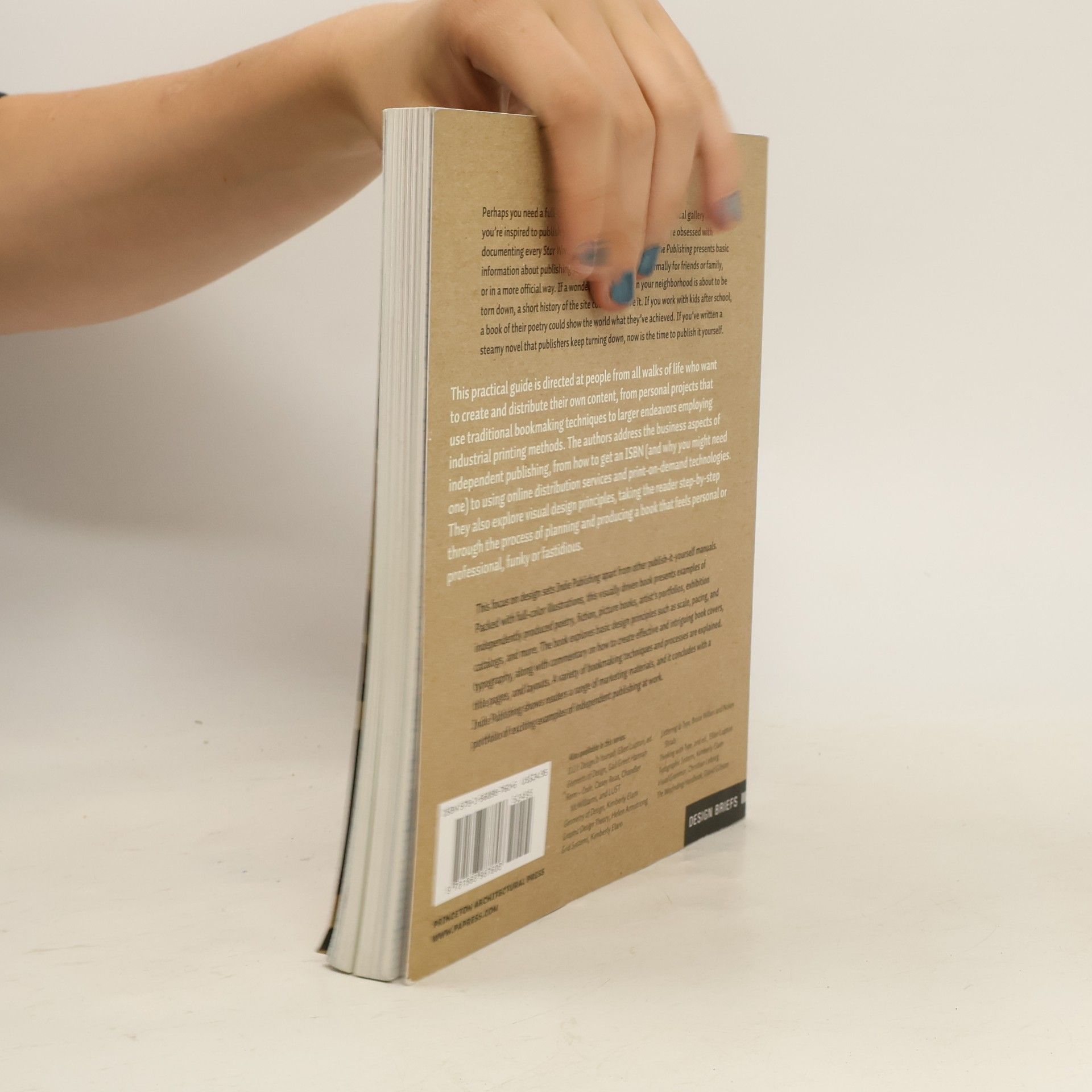 College of Art Maryland Institute Indie publishing. How to design and produce your own book.